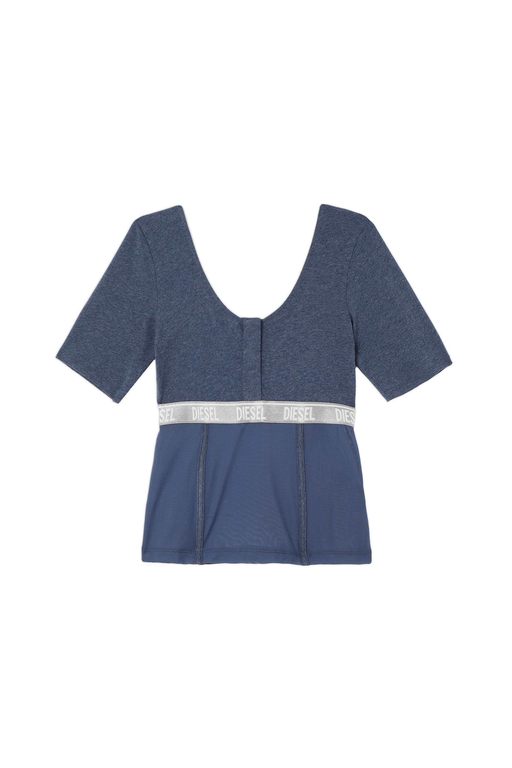 UFTEE-TOPCUT-DN, Blue - T-Shirts