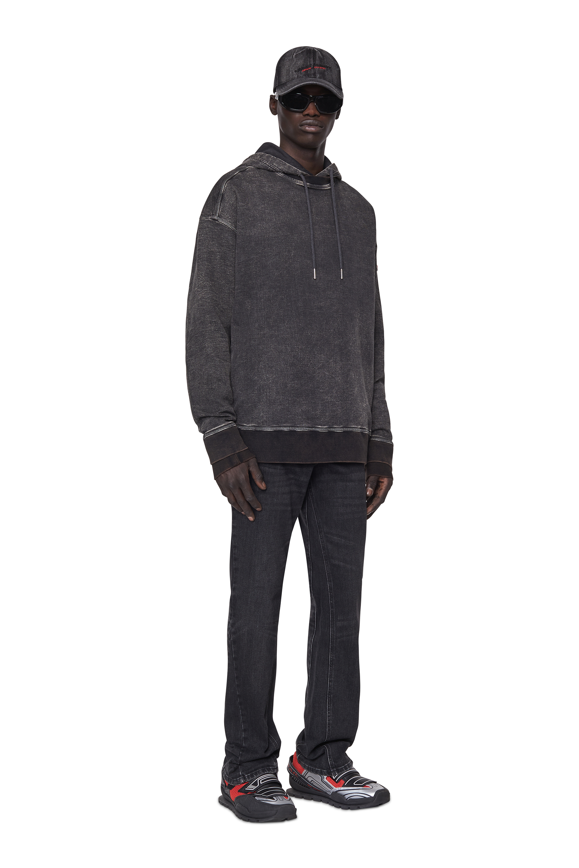 Diesel - Bootcut Jeans 2021 D-Vocs 09B83, Black/Dark grey - Image 1