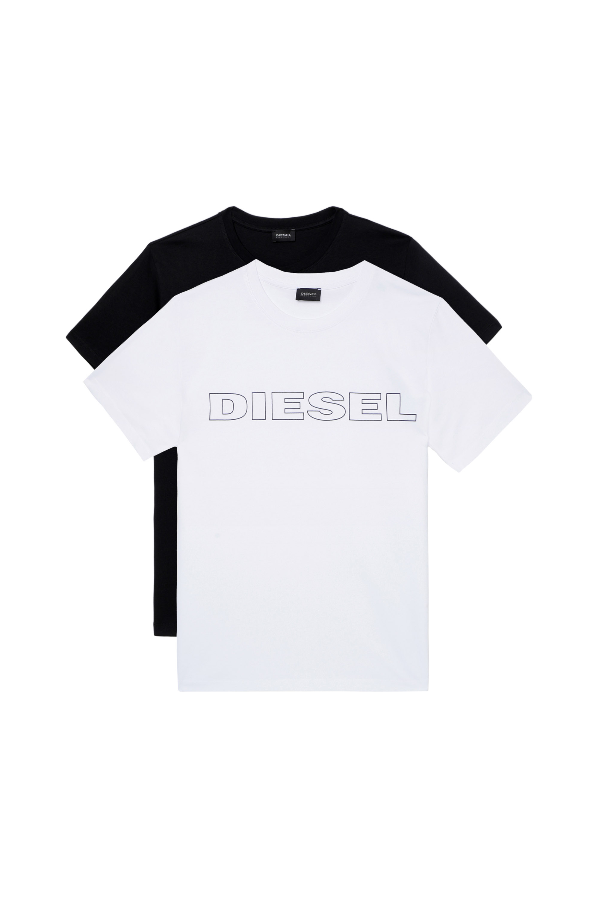 UMLT-JAKE TWOPACK, Black/White - Tops
