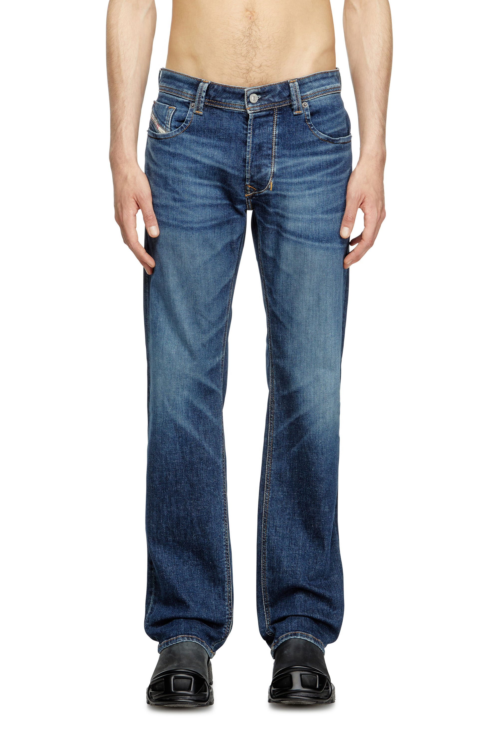 Diesel - Man's Regular Jeans 1985 Larkee 09J47, Dark Blue - 2