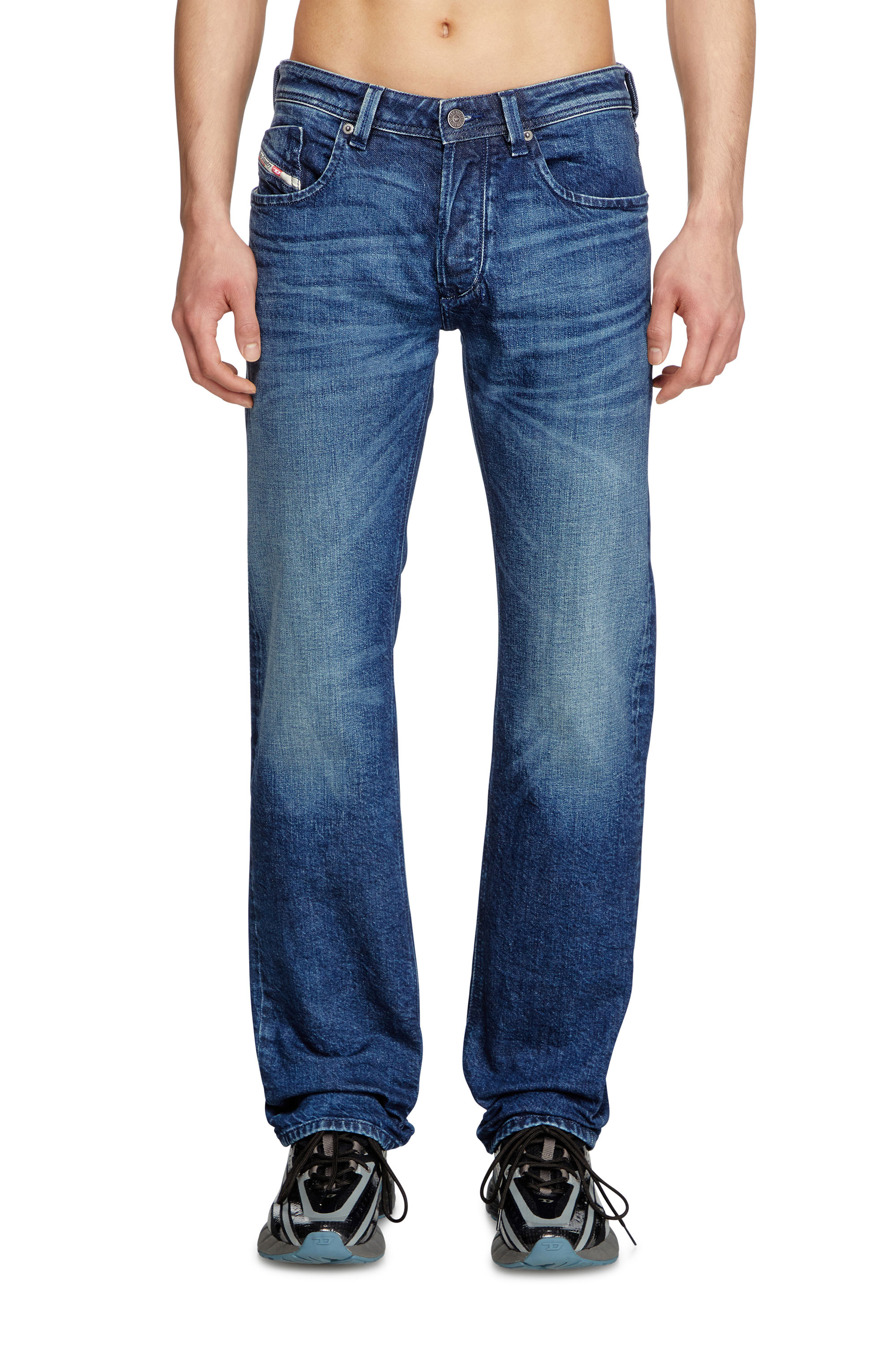 Diesel - Man's Regular Jeans 1985 Larkee 09L51, Dark Blue - 1