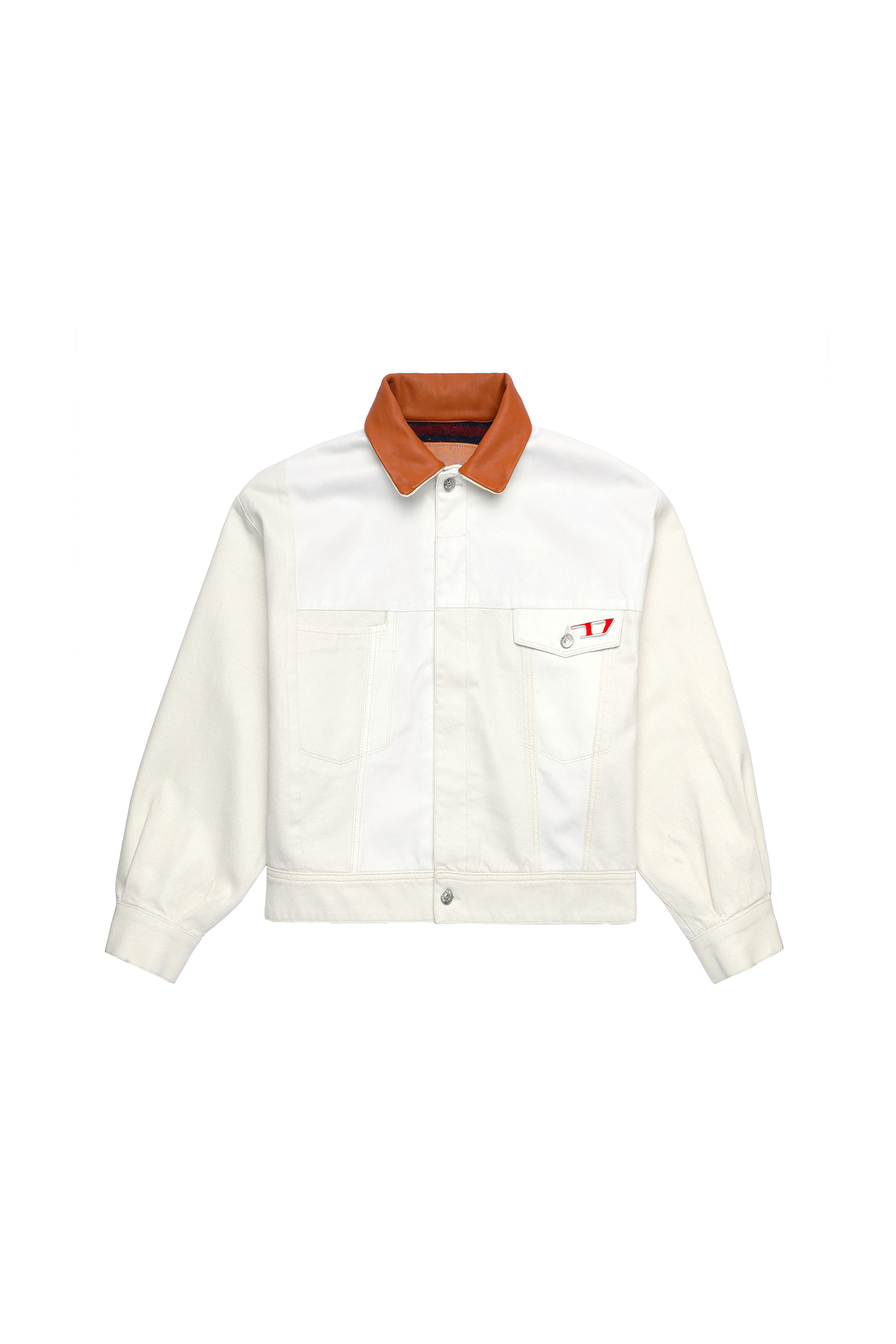 DE-LUCY-SP, White - Denim Jackets