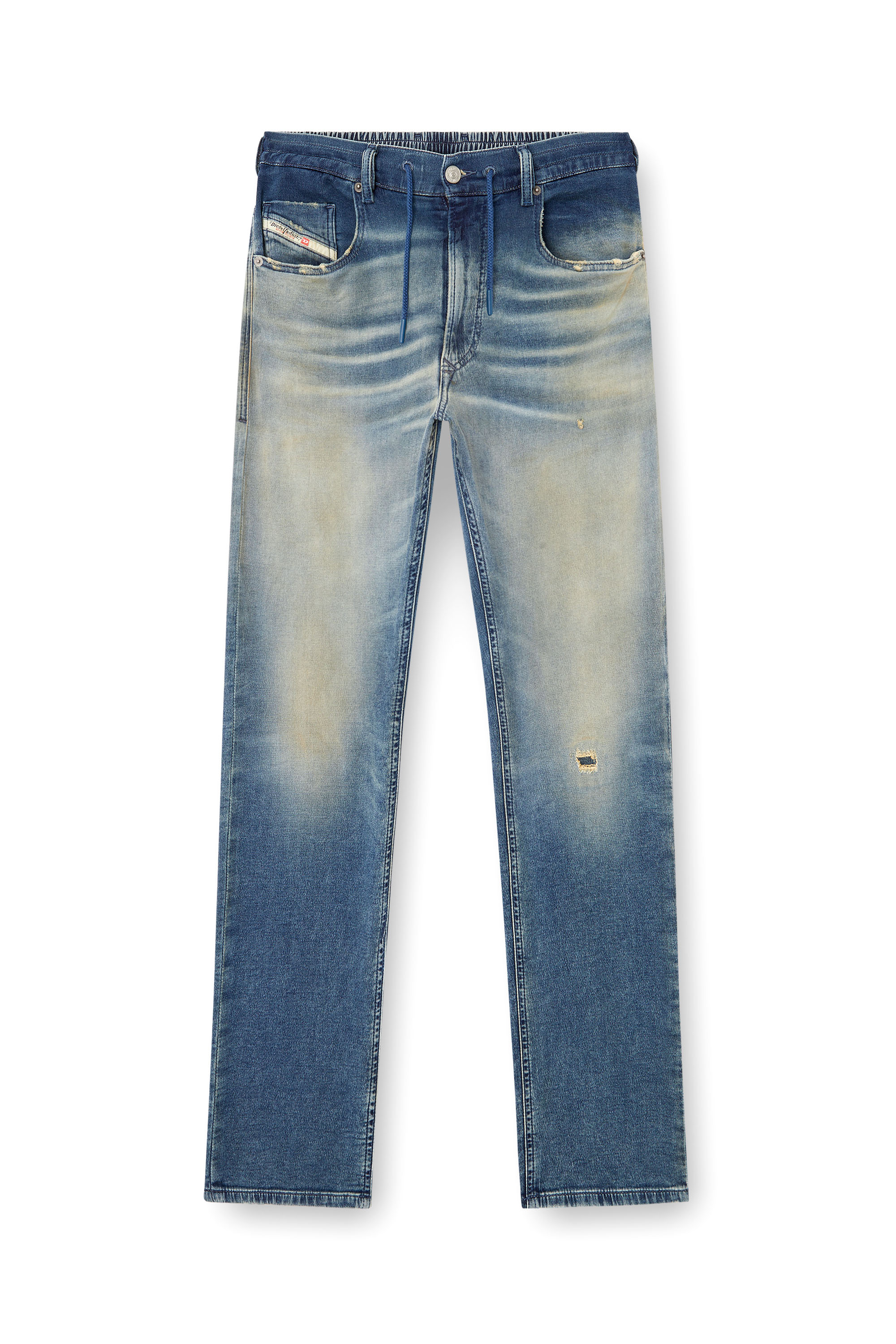 Diesel - Man's Regular 2030 D-Krooley Joggjeans® 068PQ, Medium blue - 3