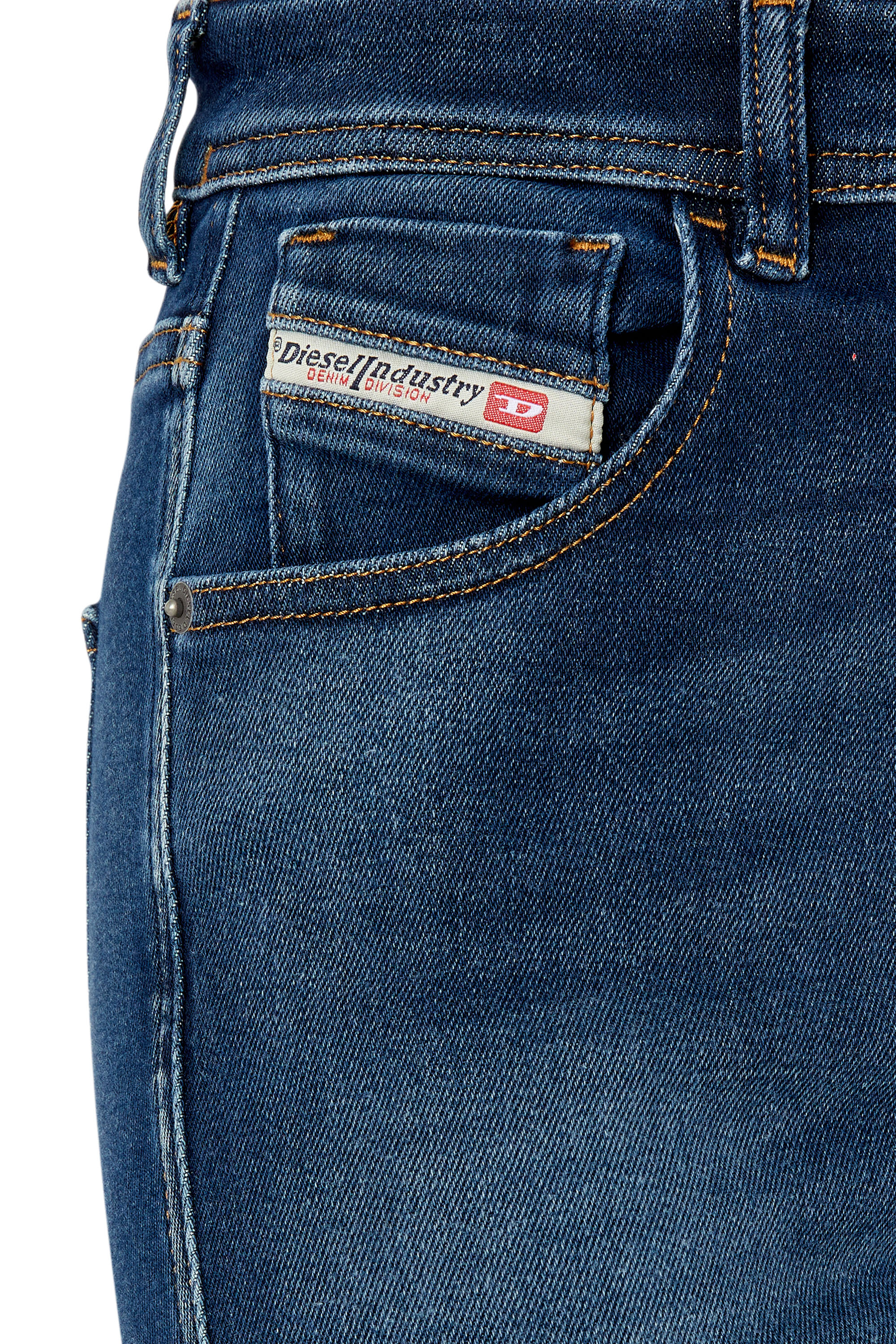Diesel - 1984 Slandy-High 09E97 Super skinny Jeans, Dark Blue - Image 3