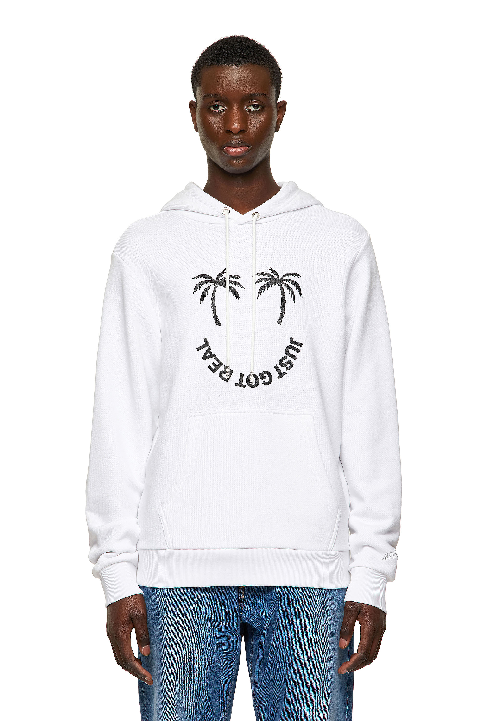 S-GIRK-HOOD-B1, White - Sweaters