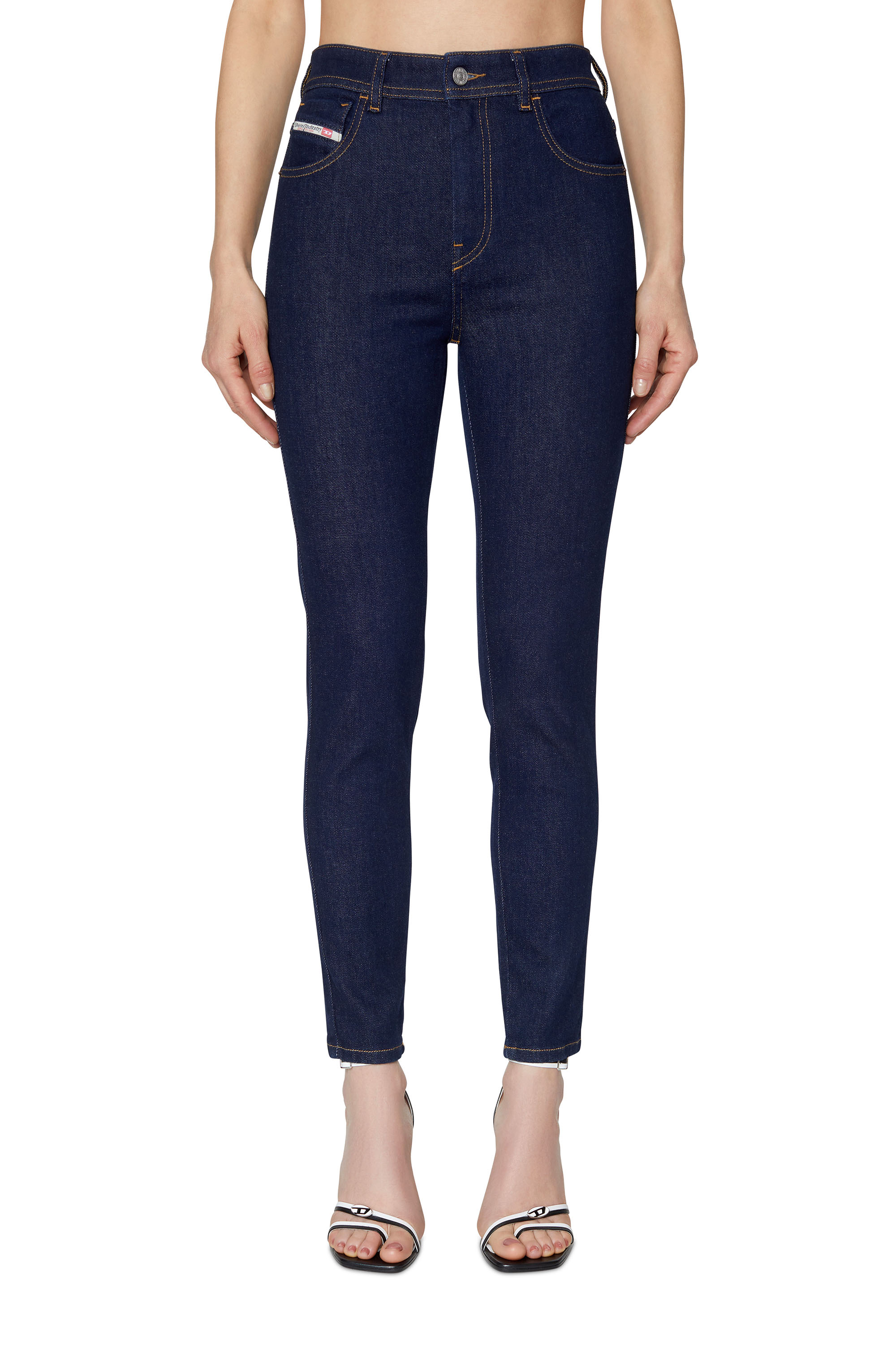 Diesel - Woman's Skinny Jeans 1984 Slandy-High Z9C18, Dark Blue - 3