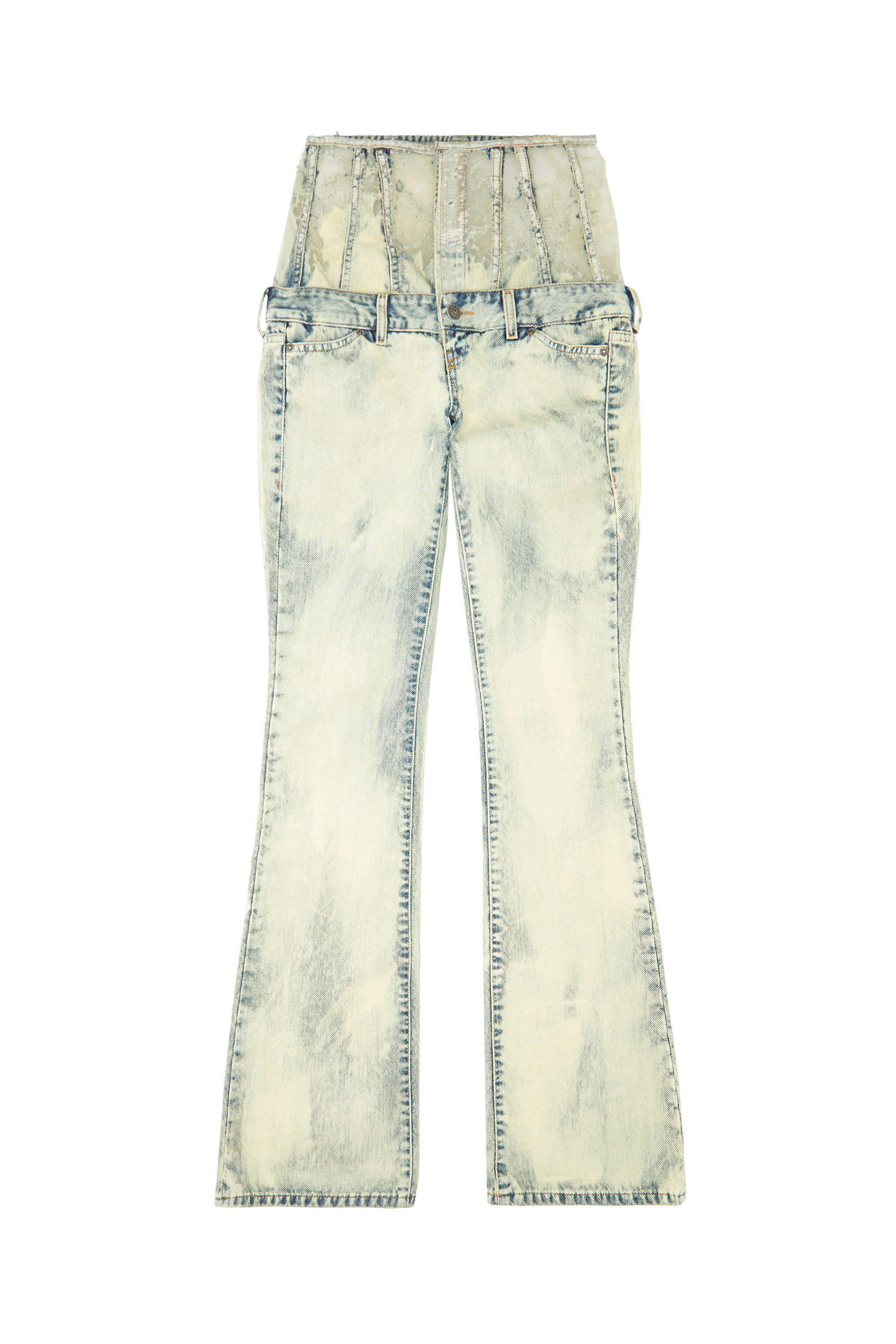 Diesel - 1969 D-Ebbey 068GP Bootcut and Flare Jeans, Light Blue - Image 6