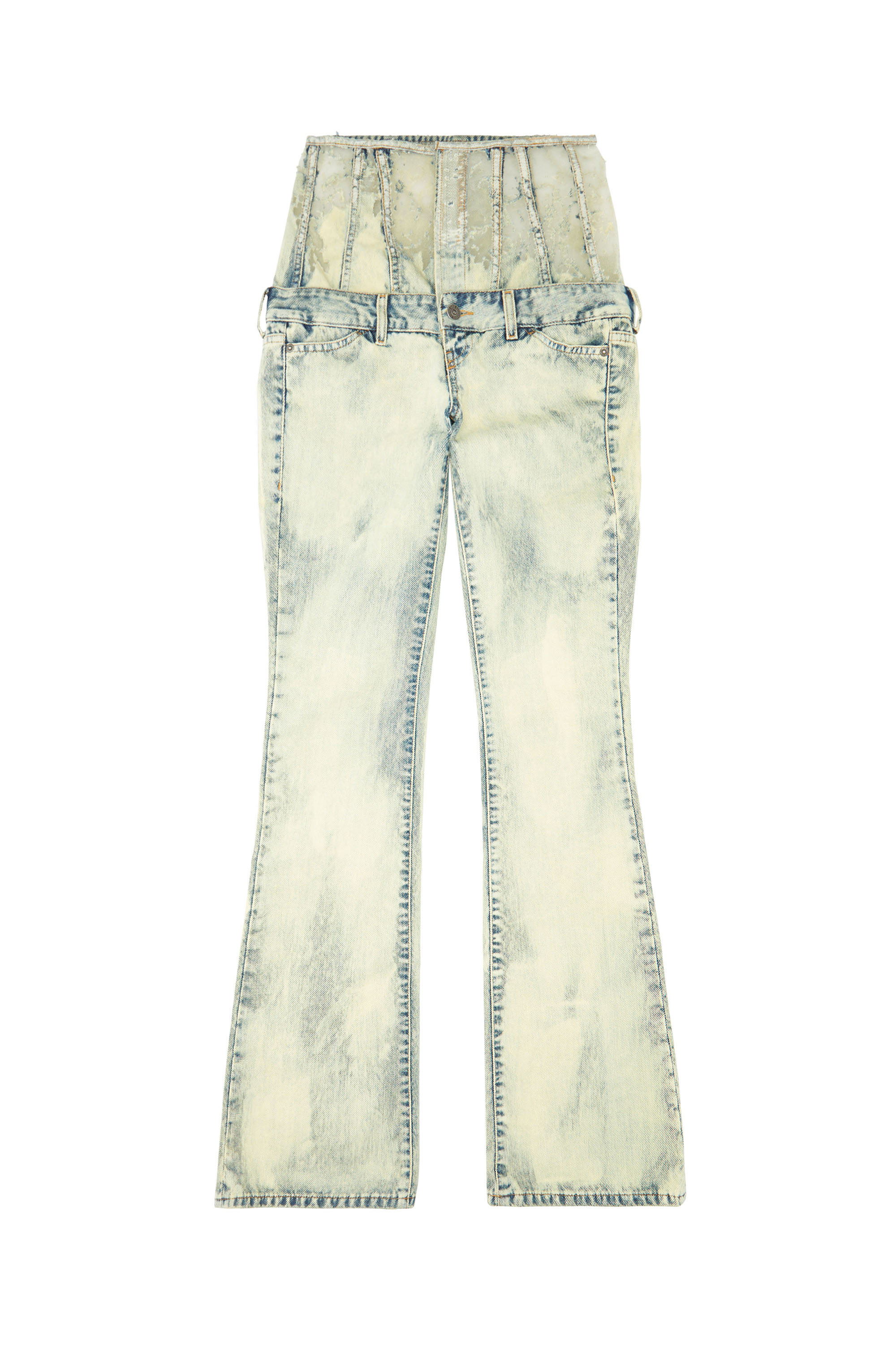 Diesel - Woman's Bootcut and Flare Jeans 1969 D-Ebbey 068GP, Light Blue - 2