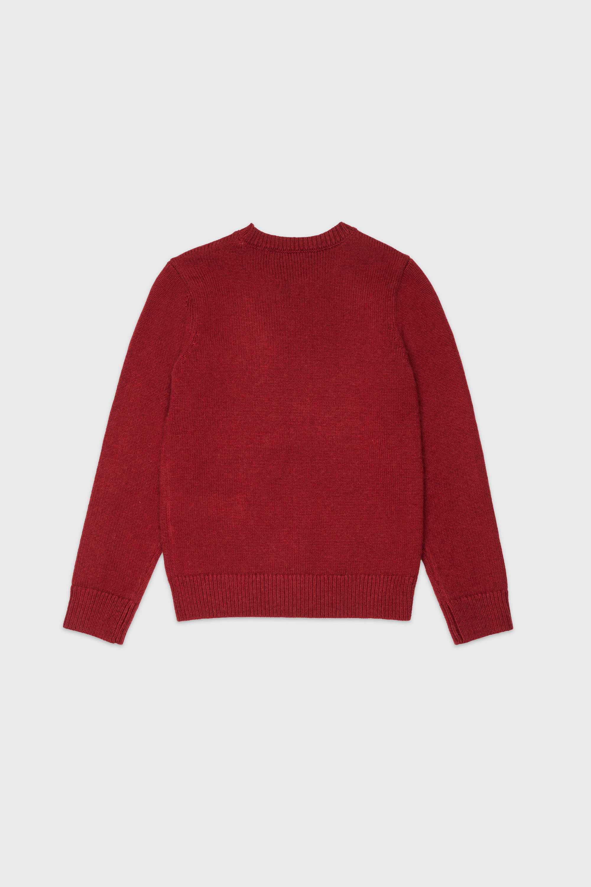 Diesel - KLIMO, Man's Cashmere-enriched jumper with Oval D logo in Red - 2