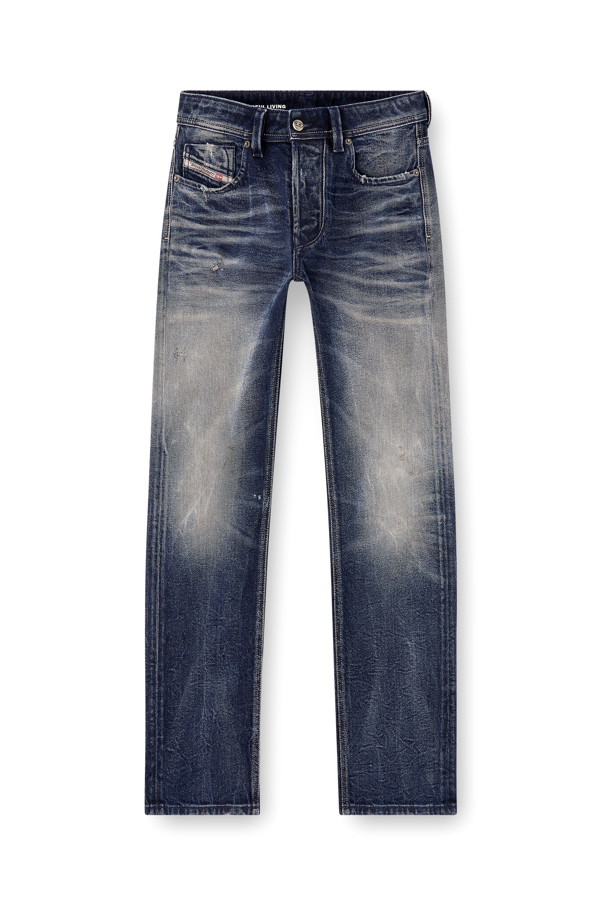 Diesel - Man's Regular Jeans 1985 Larkee 09N57, Dark Blue - 2