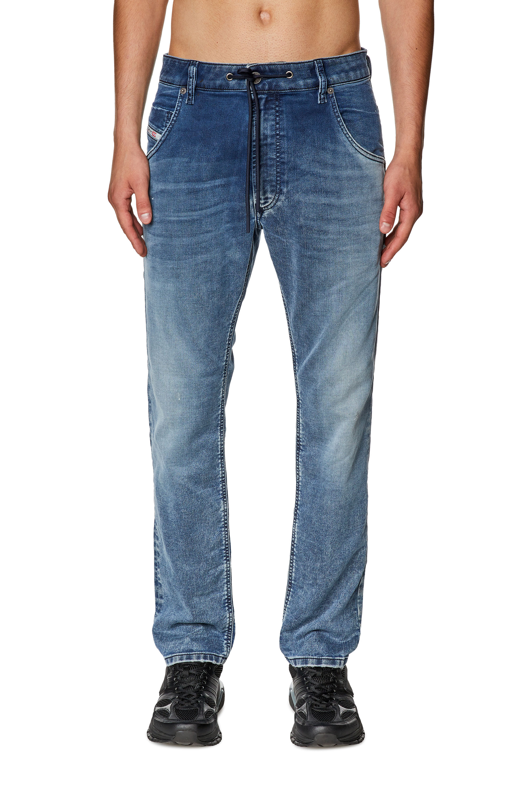 Diesel - Tapered Krooley JoggJeans® 09I75, Medium blue - Image 1