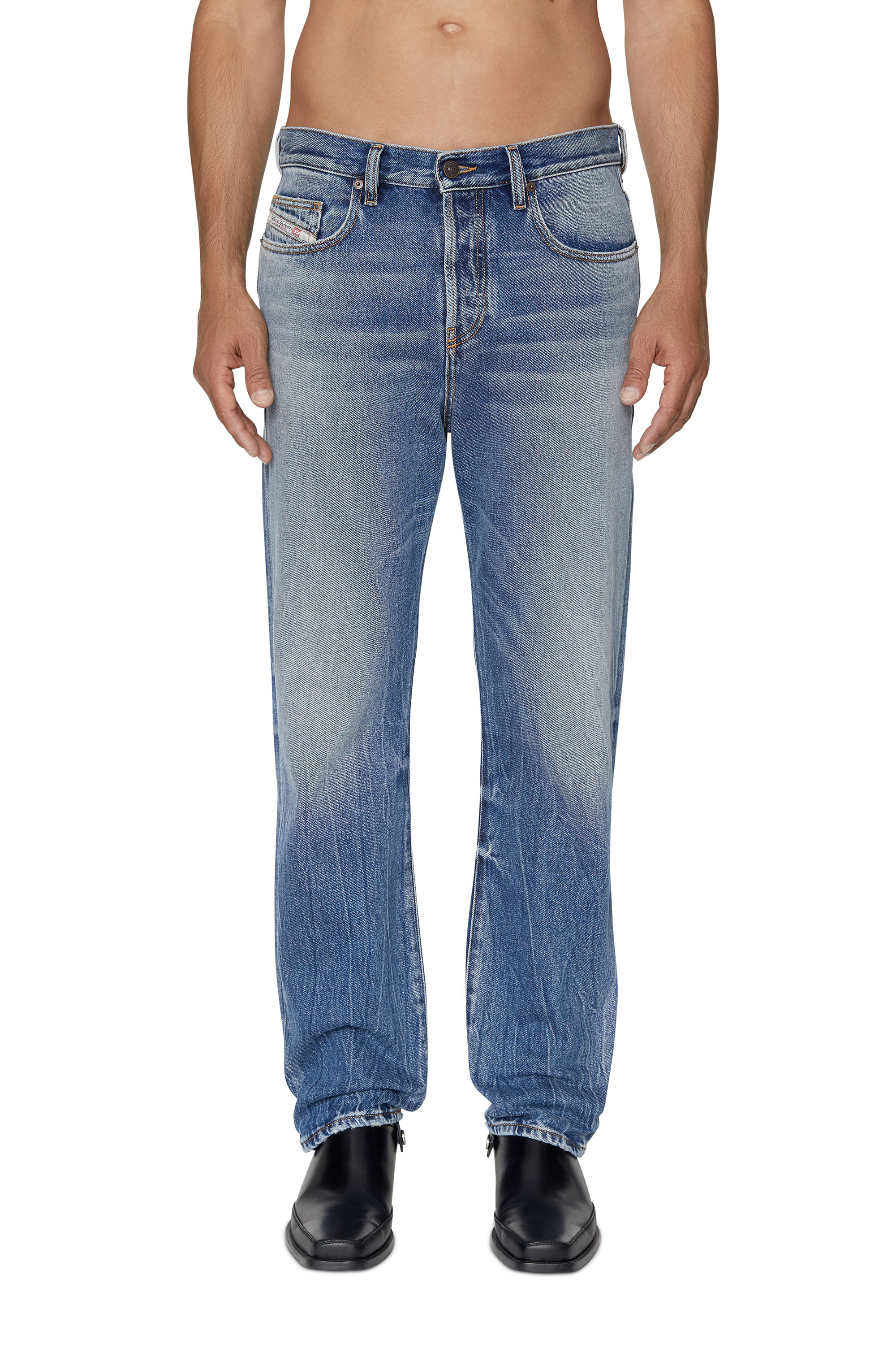 2020 D-VIKER 09D55 Straight Jeans, Medium blue - Jeans