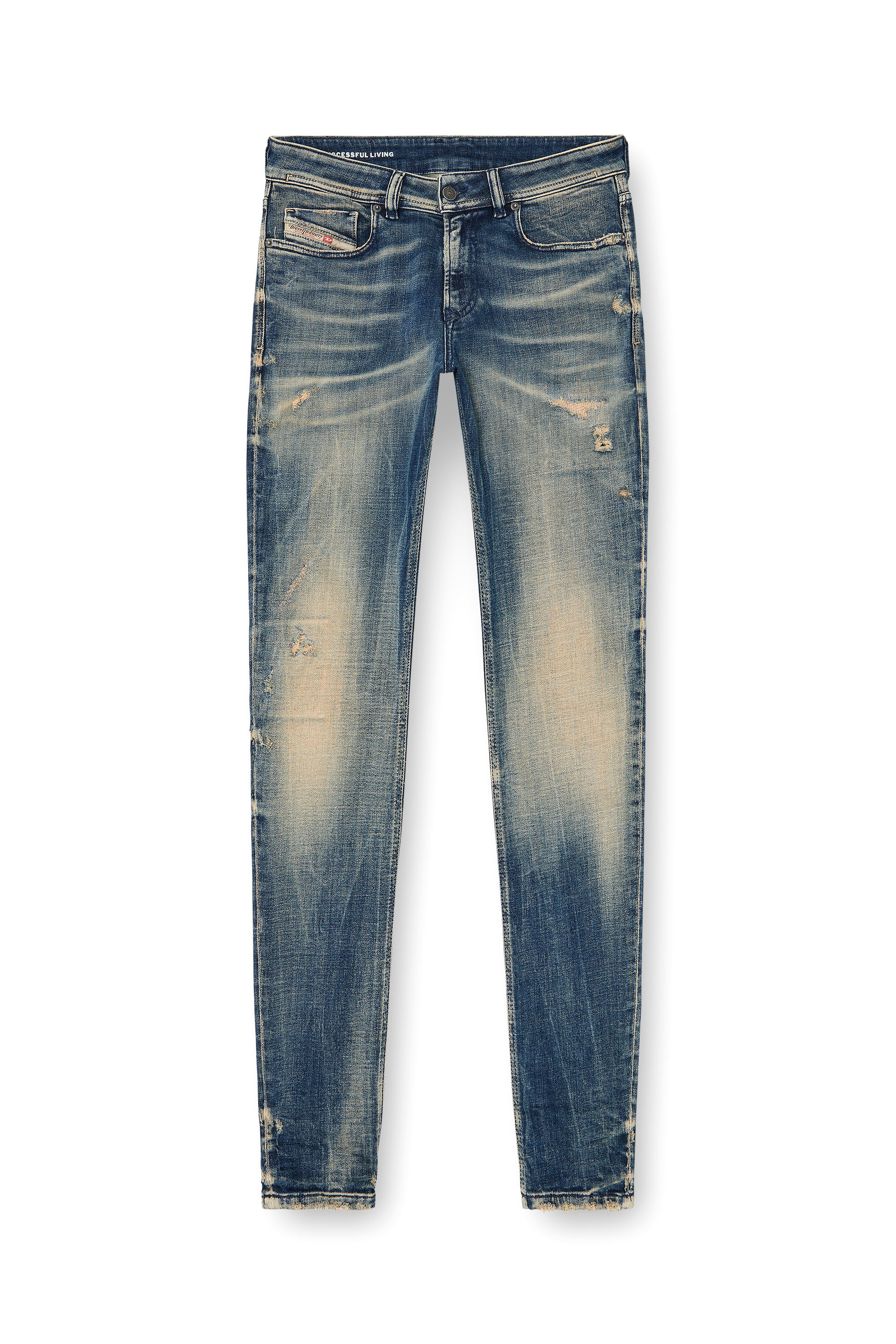 Diesel - Man's Skinny Jeans 1979 Sleenker 09P68, Dark Blue - 6