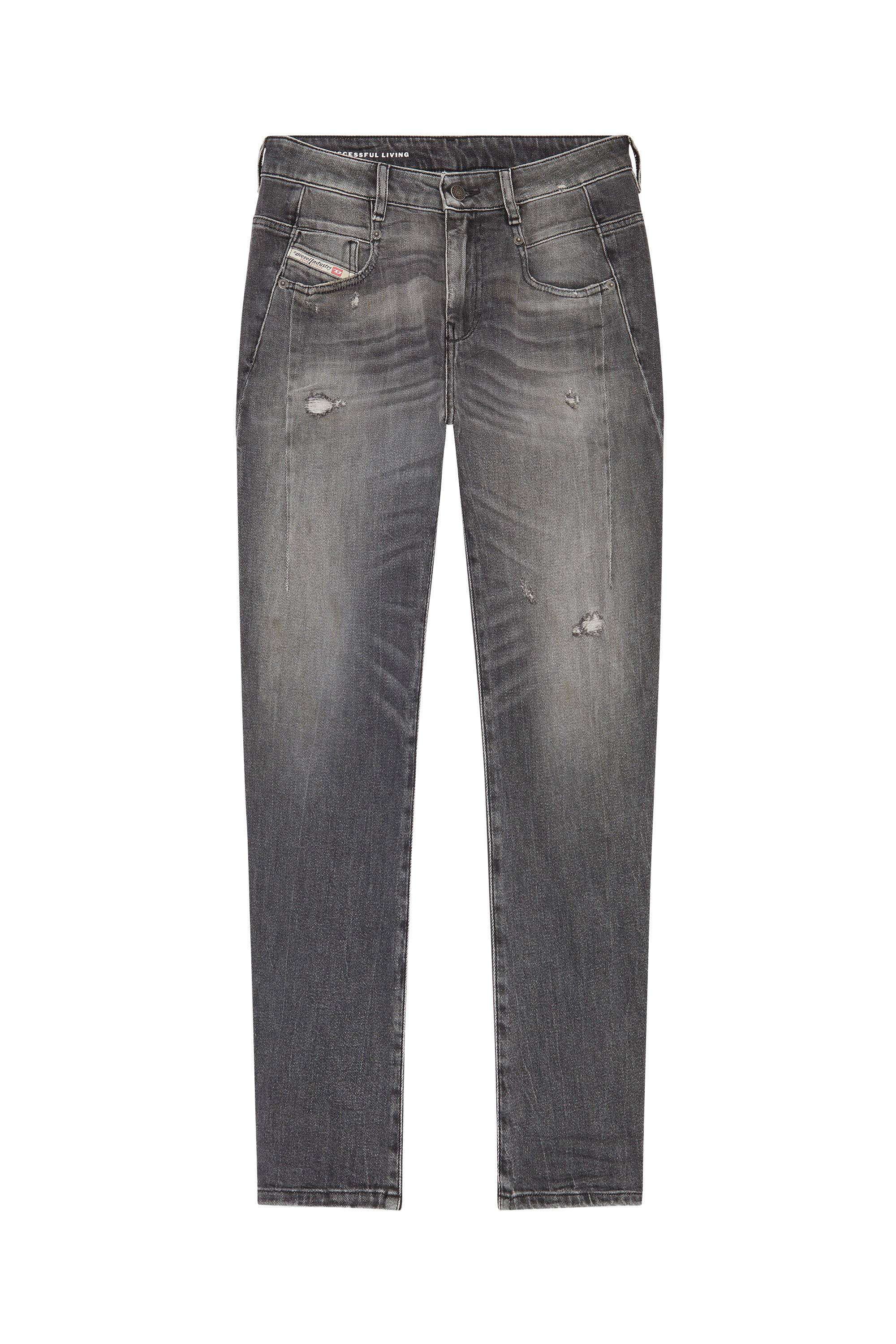 Diesel - Boyfriend Jeans Fayza 09G21, Black/Dark grey - Image 5