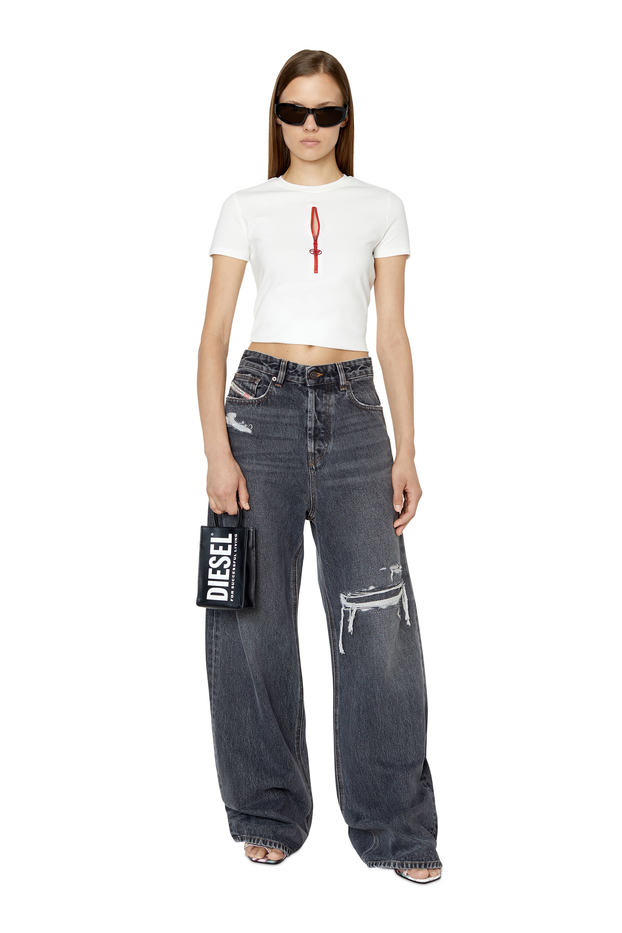 Diesel - DSL SHOPPER MINI X, Black - Image 6