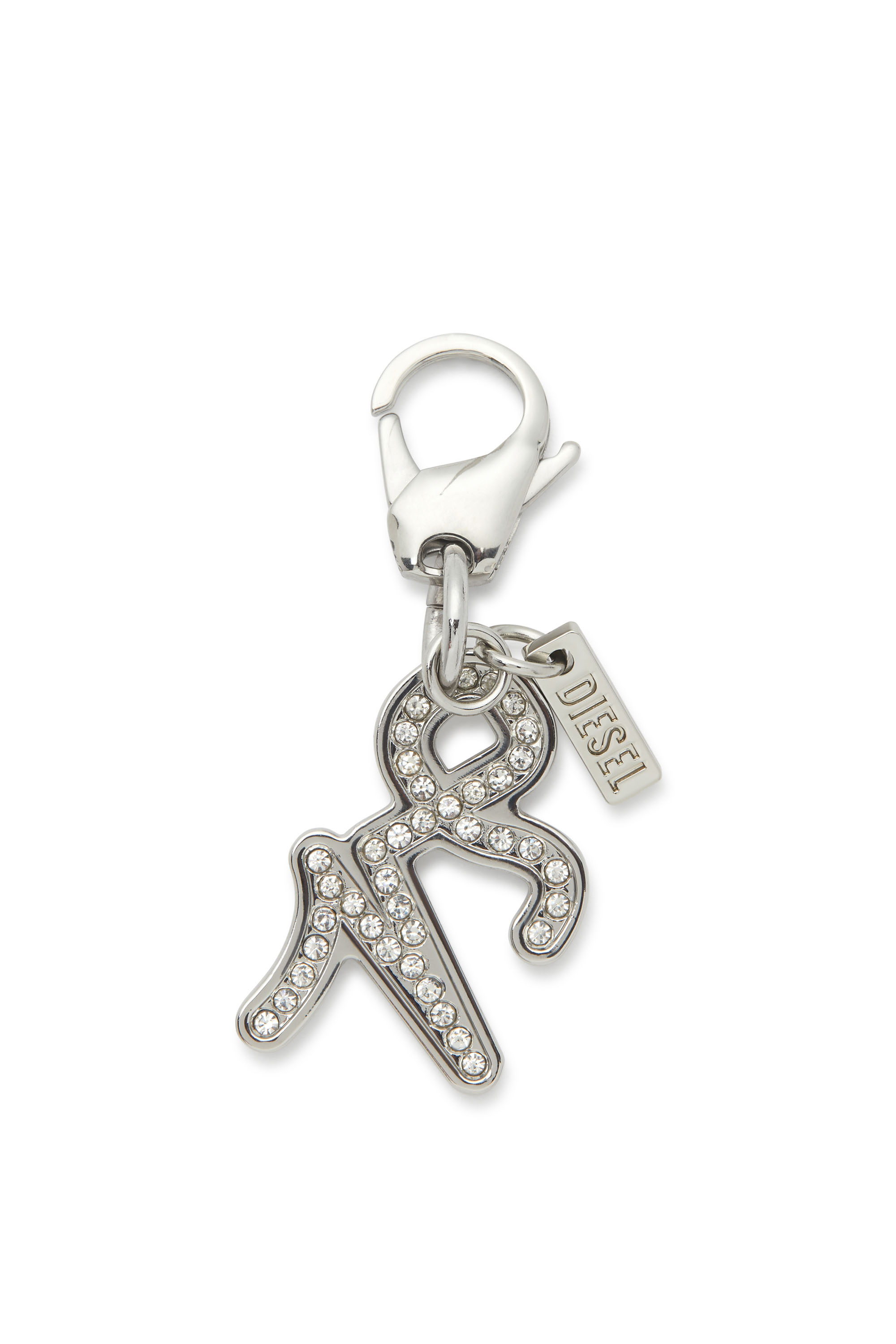 Diesel - CHARM CAPRICORN, Unisex's Metal Capricorn charm with rhinestones in Silver - 1