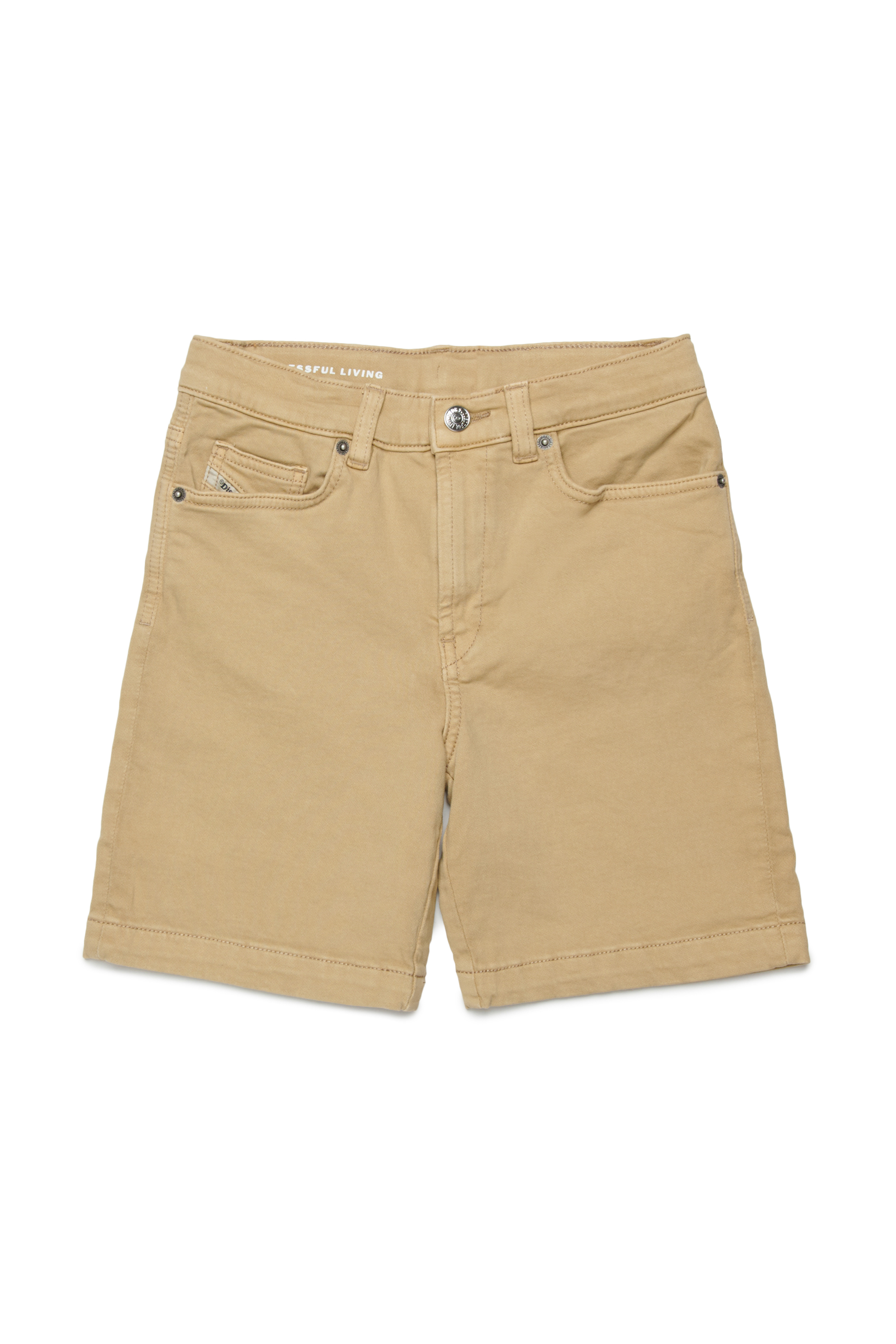 Diesel - D-MACS-SH-J JJJ, Man's Shorts in coloured denim in Light Brown - 1