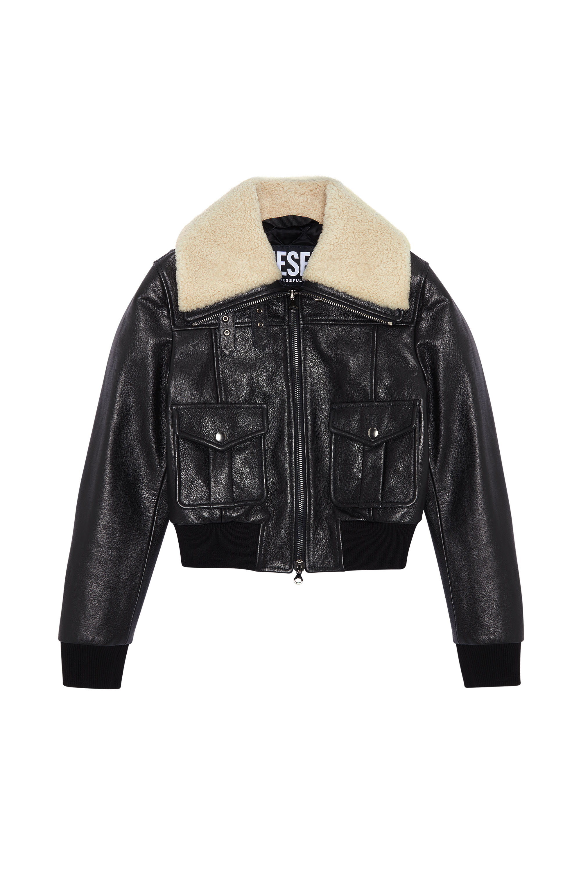 L-ISEK, Black - Leather jackets