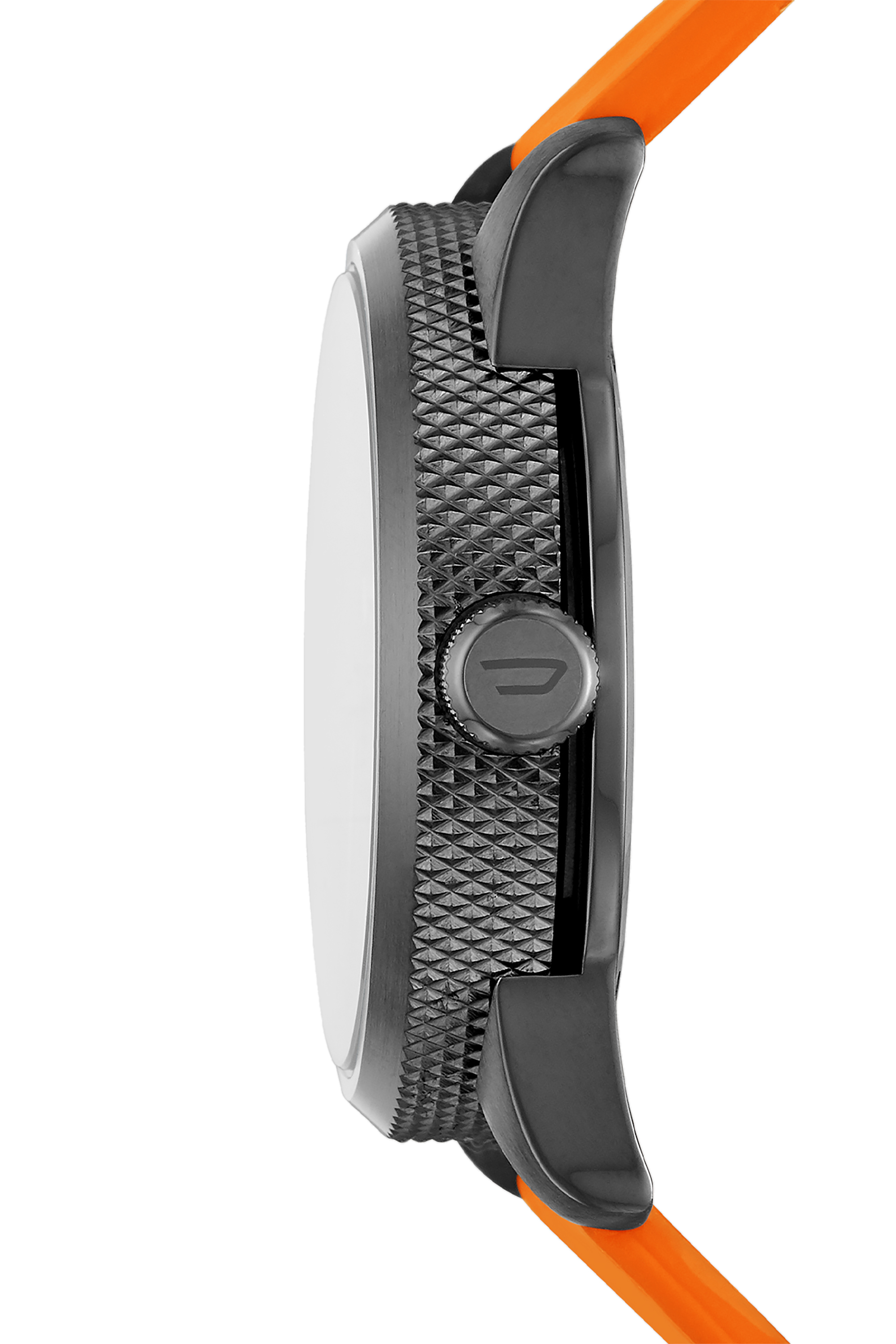 Diesel - DZ1933, Man's Rasp three-hand orange nylon watch in Orange - 3