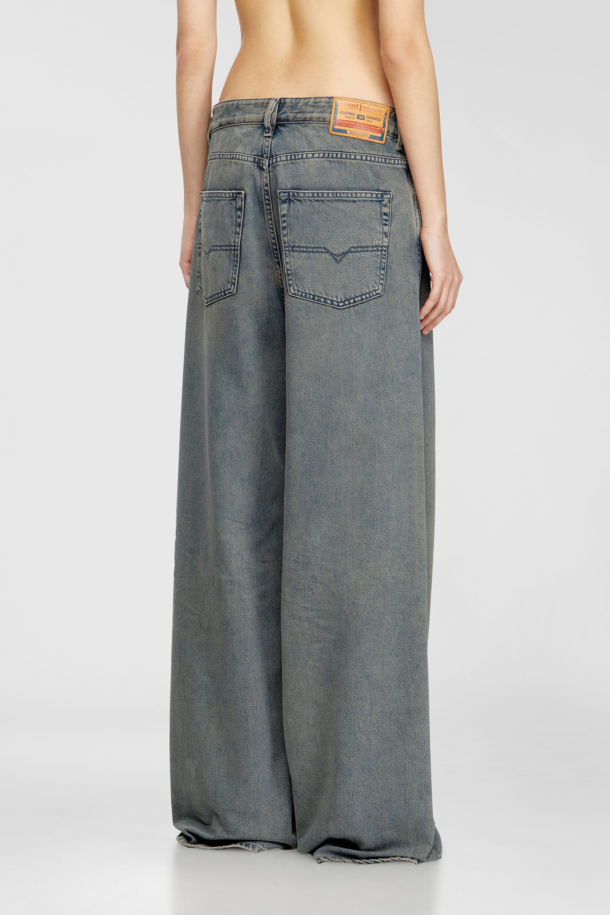 Diesel - Woman's Relaxed Jeans 1996 D-Sire 09N24, Medium blue - 3