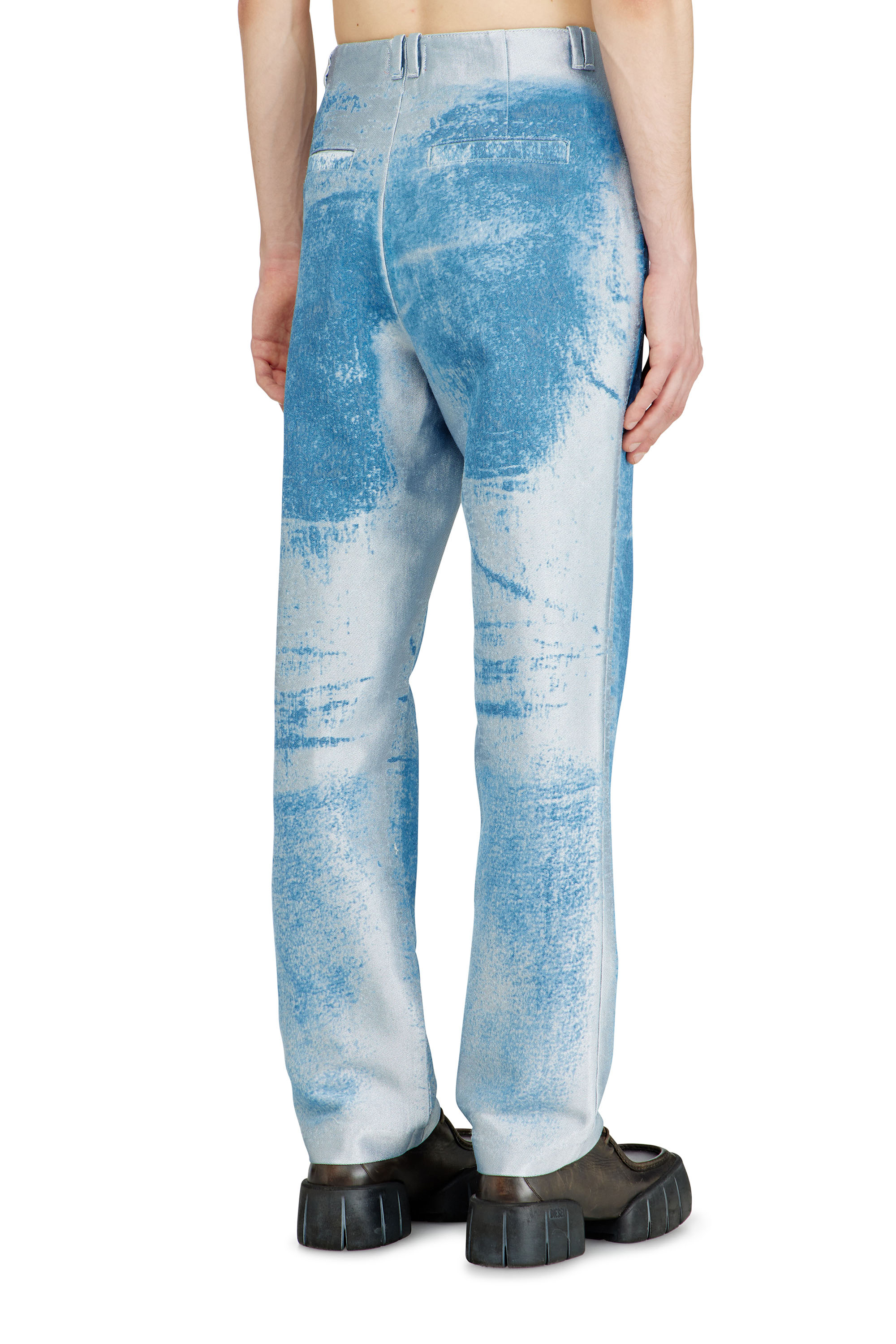 Diesel - Man's Slim Jeans D-ASKAR 0EFDK, Light Blue - 4