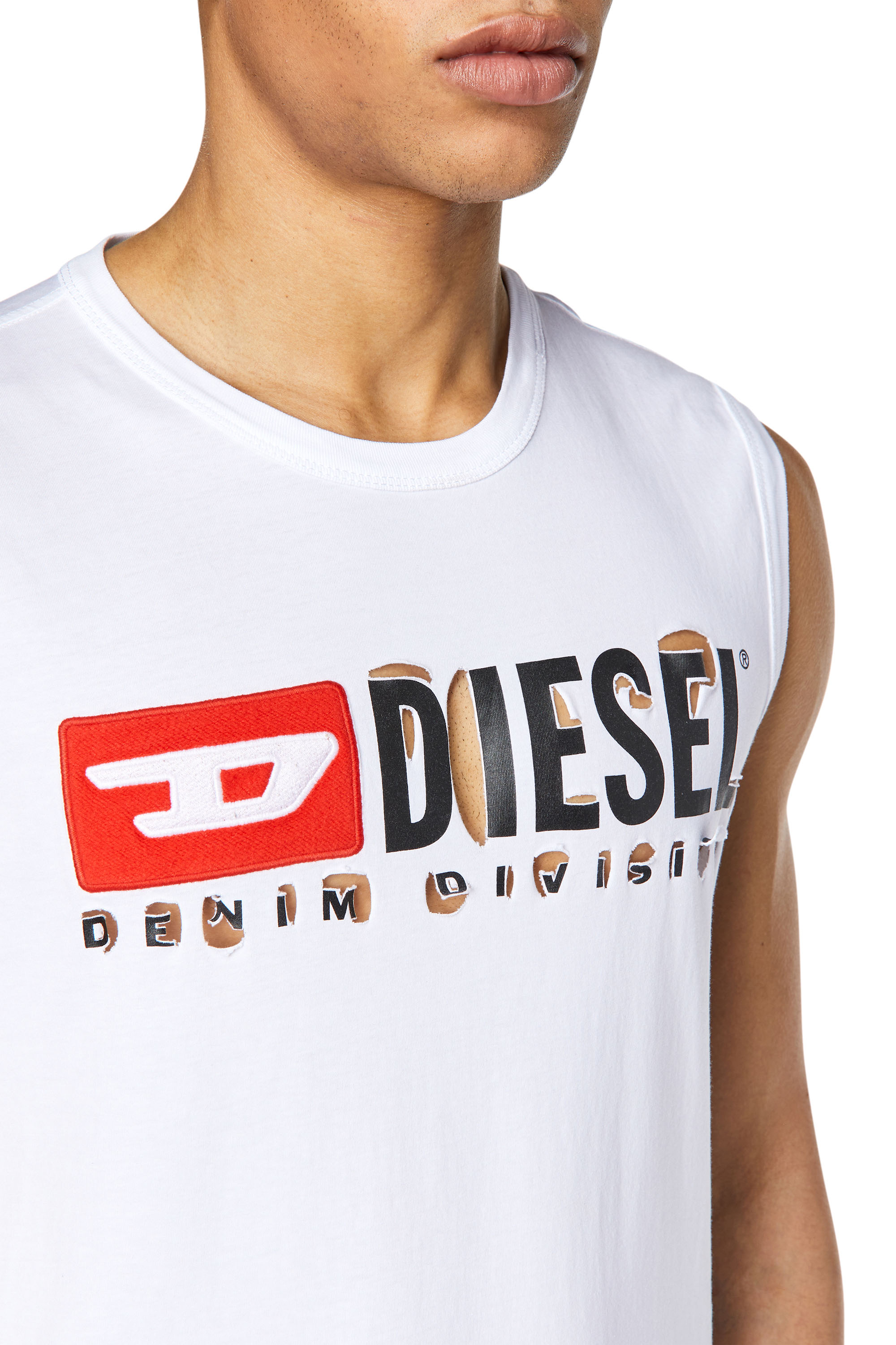 Diesel - T-BISCO-DIVSTROYED, White - Image 3