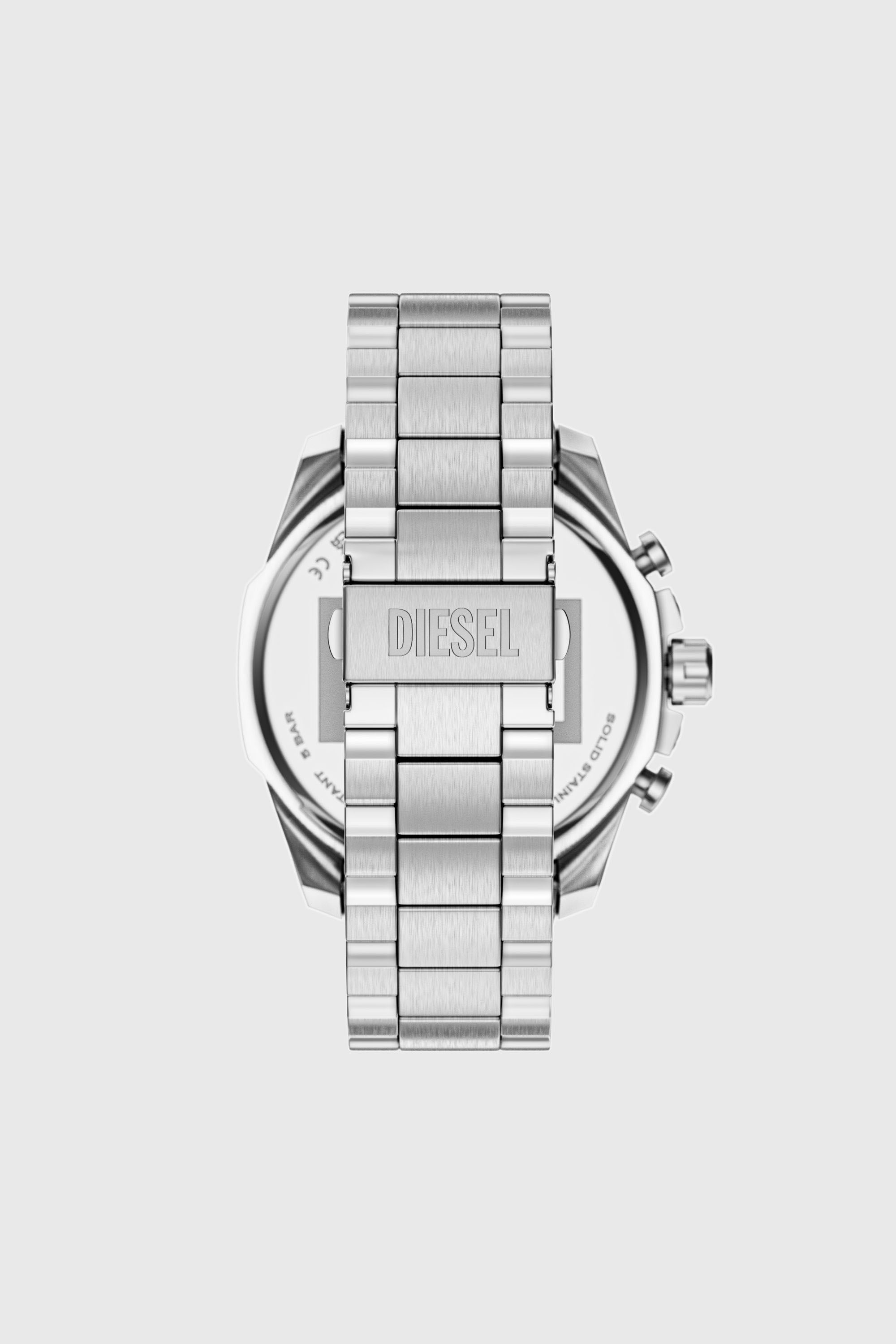 Diesel - DZ4702 WATCH, Man's Mega Chief Slim Chronograph Stainless Steel Watch in Silver - 2