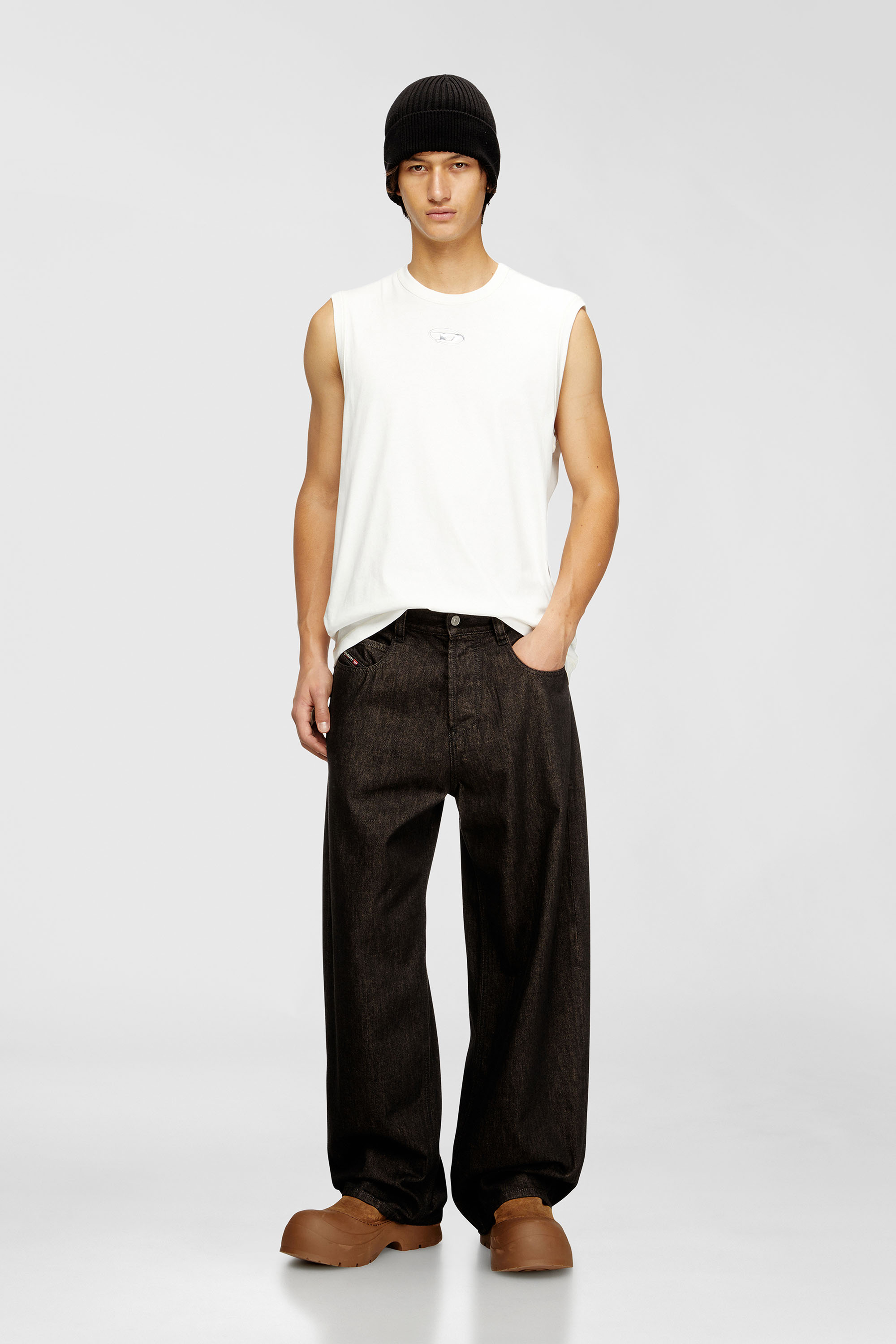 Diesel - Unisex's Relaxed Jeans 1997 D-Enim-M 09N25, Black/Dark grey - 2