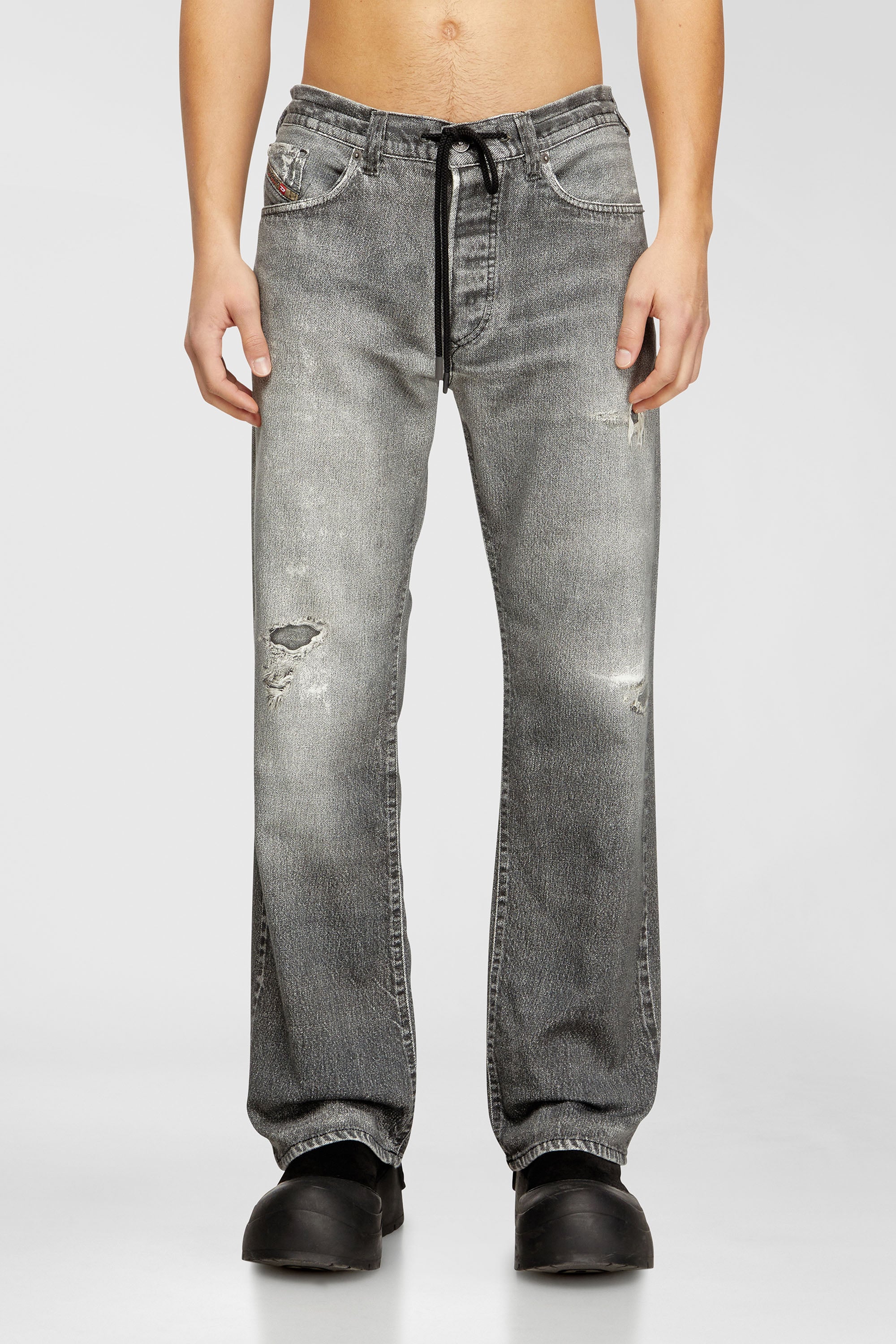 Diesel - Man's Relaxed 2080 D-Reel Joggjeans&reg; 068US, Grey - 1