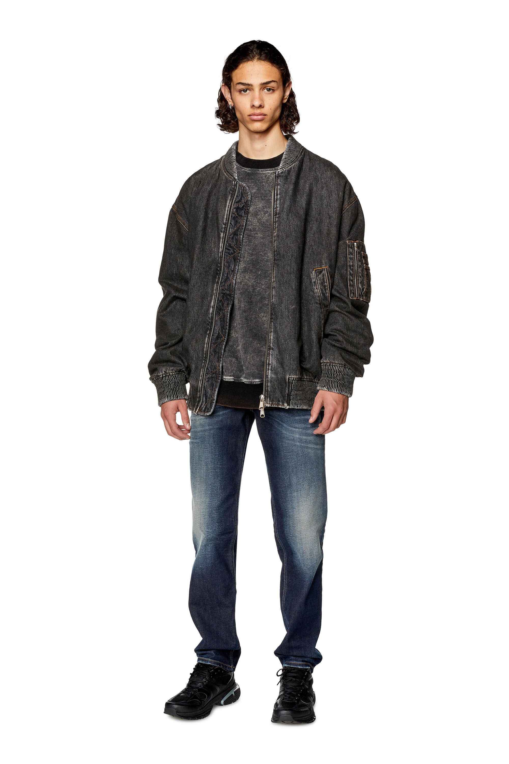 Diesel - Tapered Jeans 2023 D-Finitive 09G27, Dark Blue - Image 1