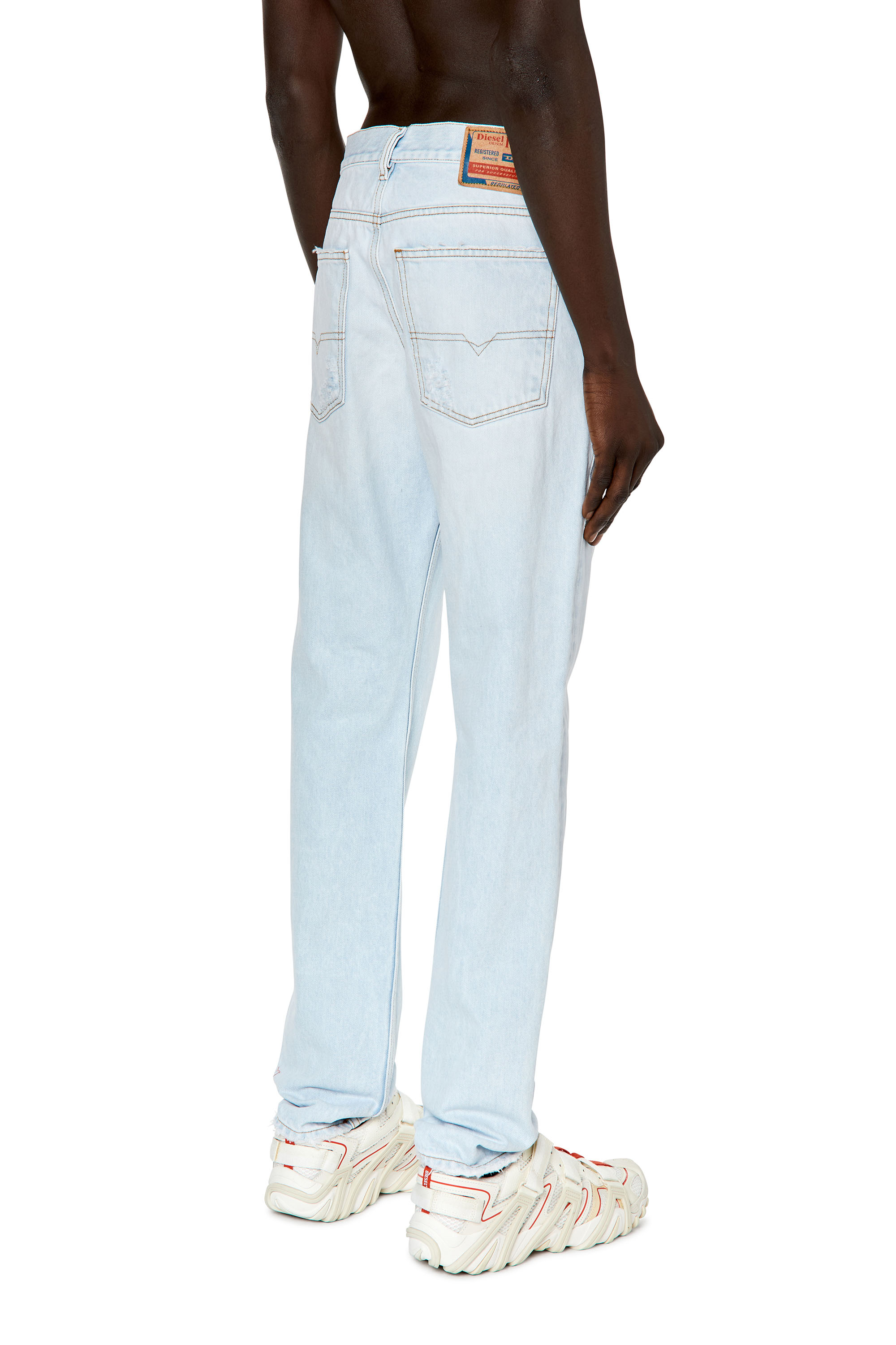 Diesel - 1995 D-Sark 007M6 Straight Jeans, Light Blue - Image 2