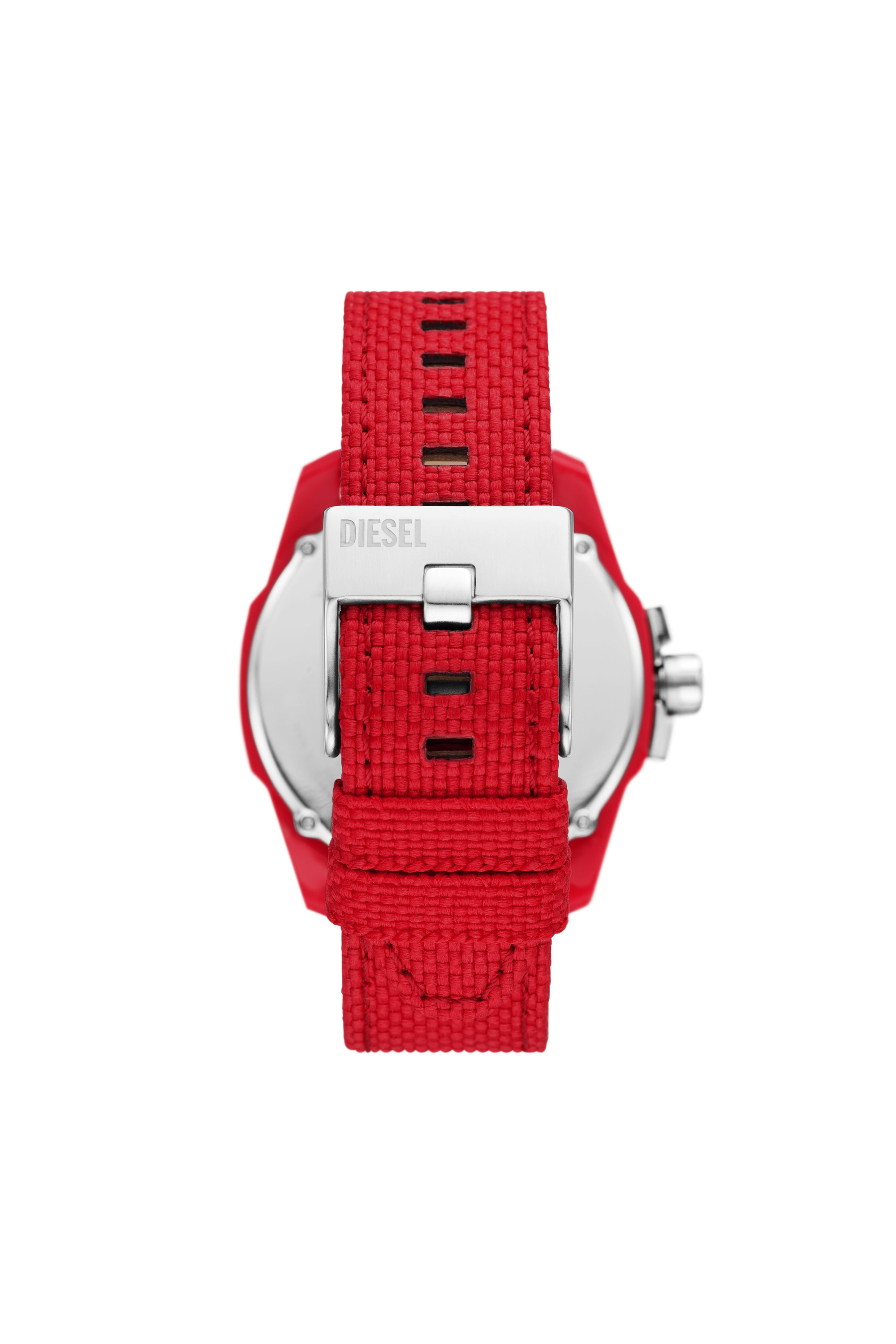 Diesel - DZ4619, Man Baby Chief Solar Red watch in Red - Image 2