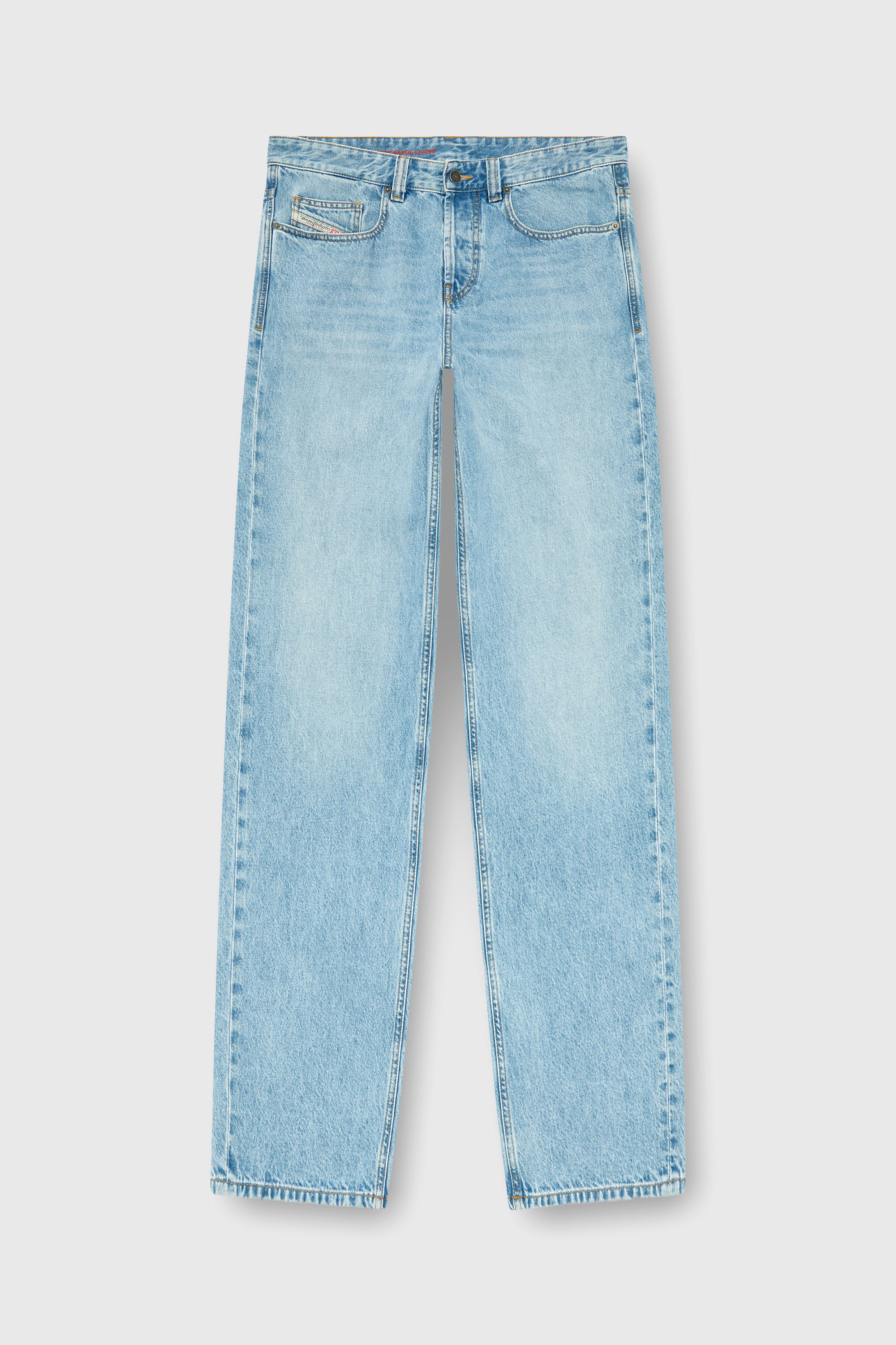 Diesel - Man's Relaxed Jeans 2001 D-Macro 09I29, Light Blue - 2