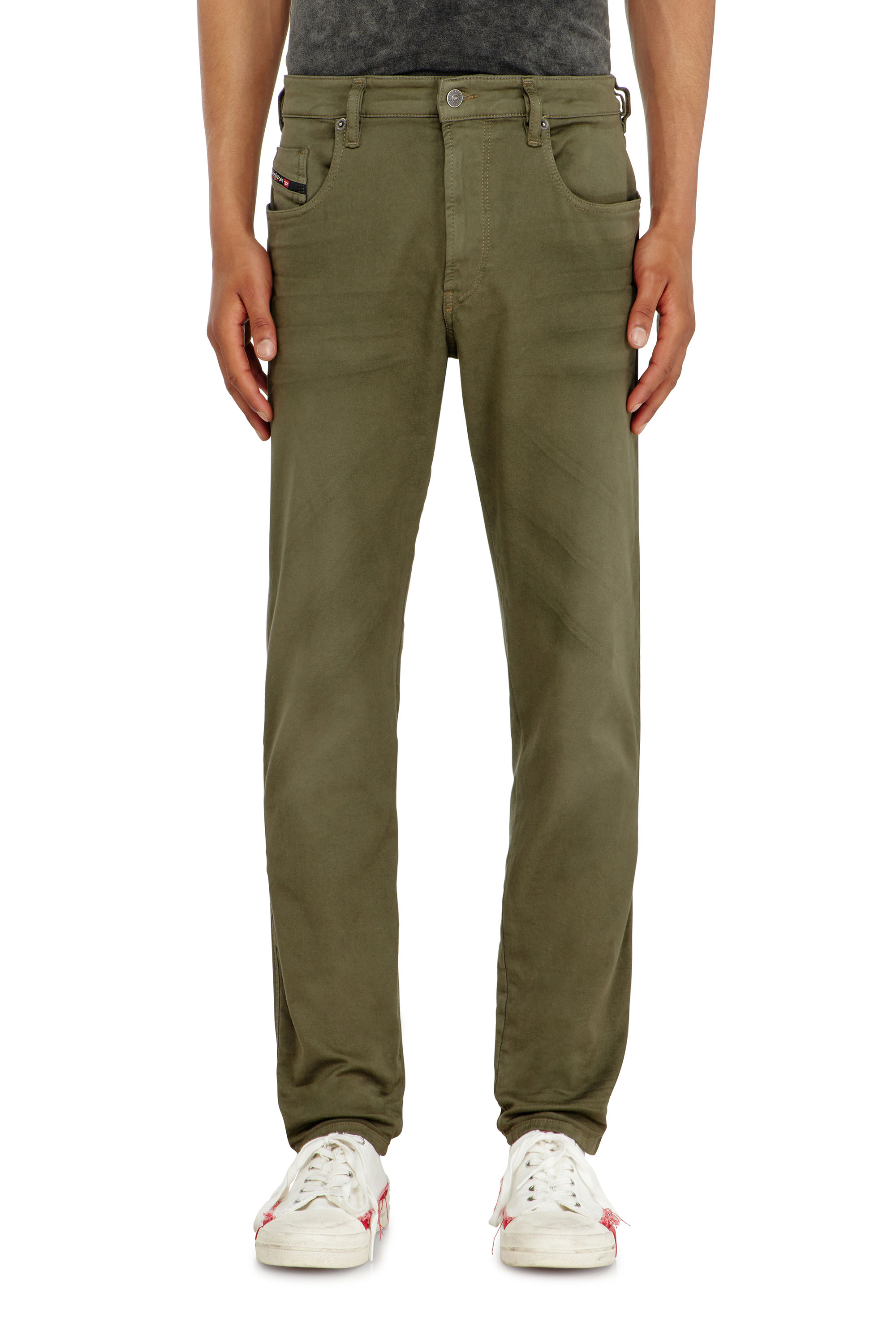 Diesel - Man's Slim 2062 D-Strukt Joggjeans&reg; 0670M, Military Green - 2