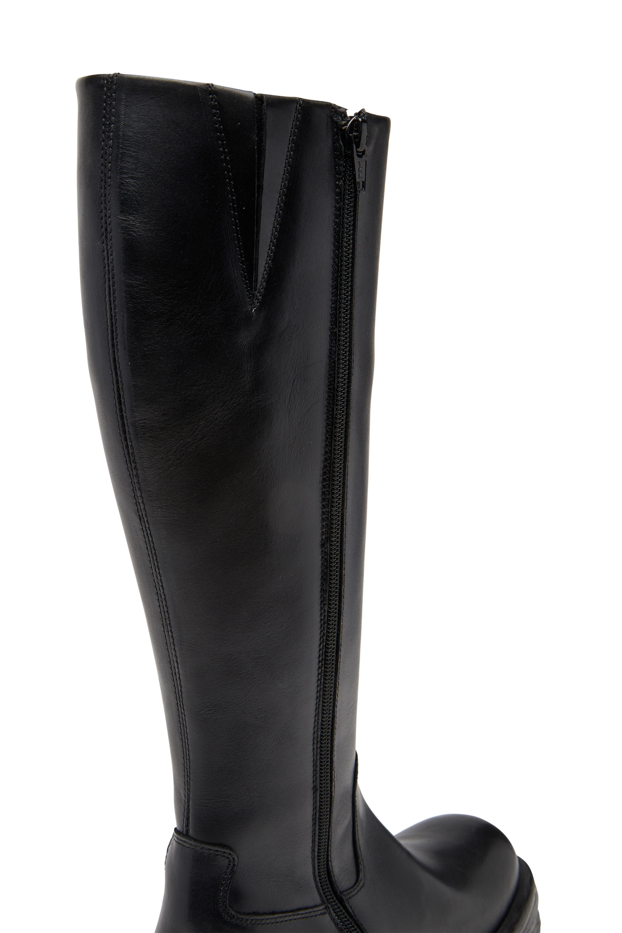 D-HAMMER HB D W, Black Diesel - D-HAMMER HB D W, Woman's D-Hammer-Leather knee-high boots in Black - 4