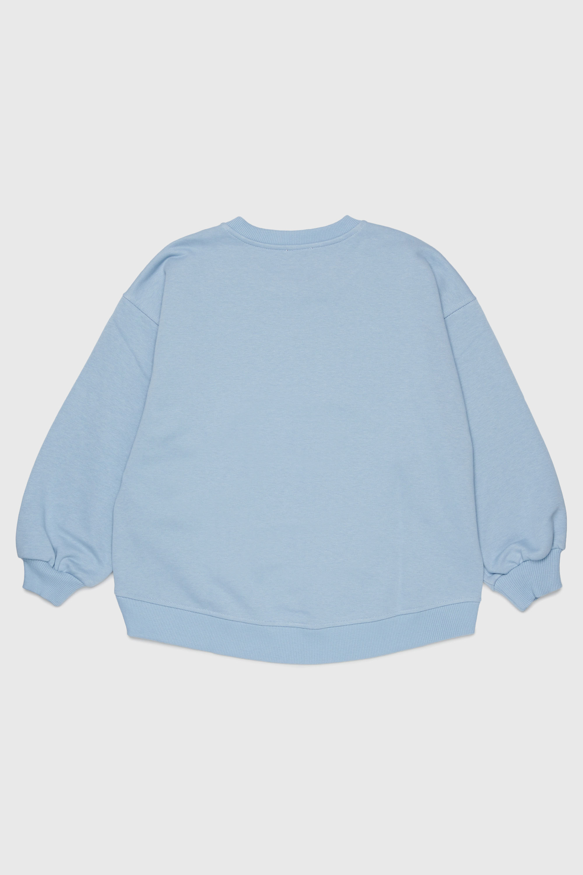 Diesel - SALILLY, Woman's Sweatshirt with Oval D logo in Light Blue - 2
