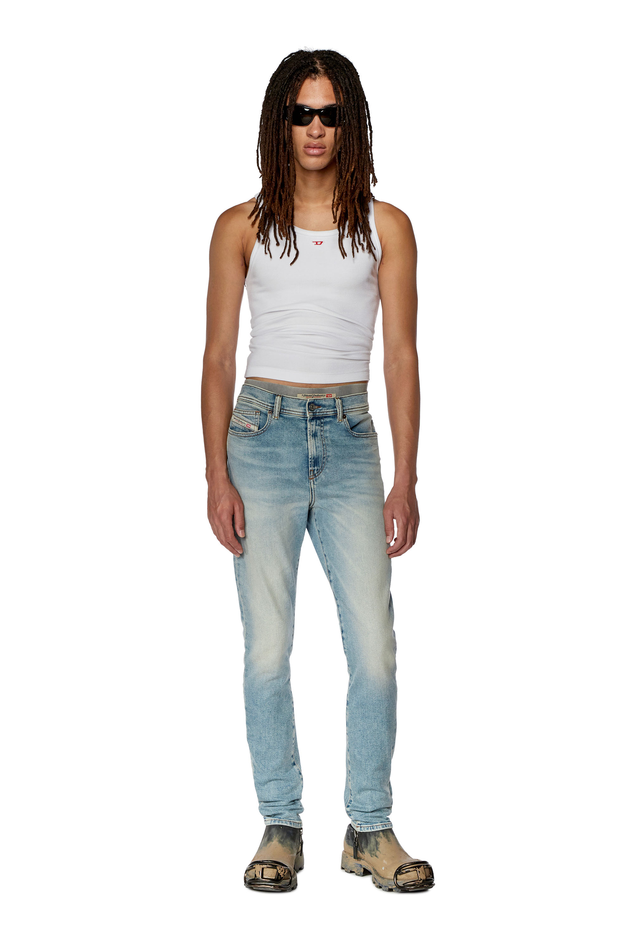 Diesel - Skinny Jeans 1983 D-Amny 09E82, Light Blue - Image 4