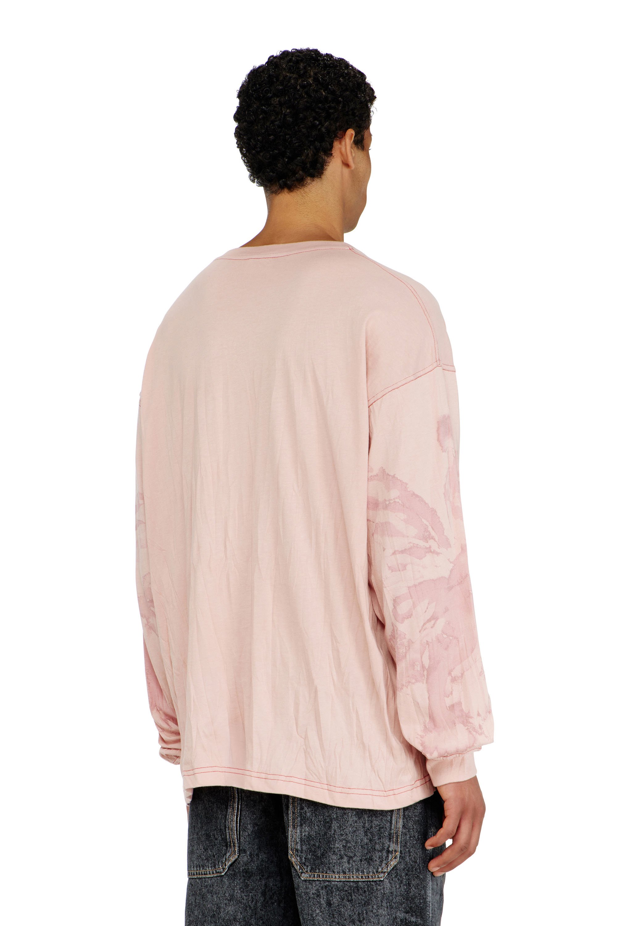Diesel - T-BOXT-LS-AA4, Man's Relaxed long sleeve tee with blotched print in null - 3