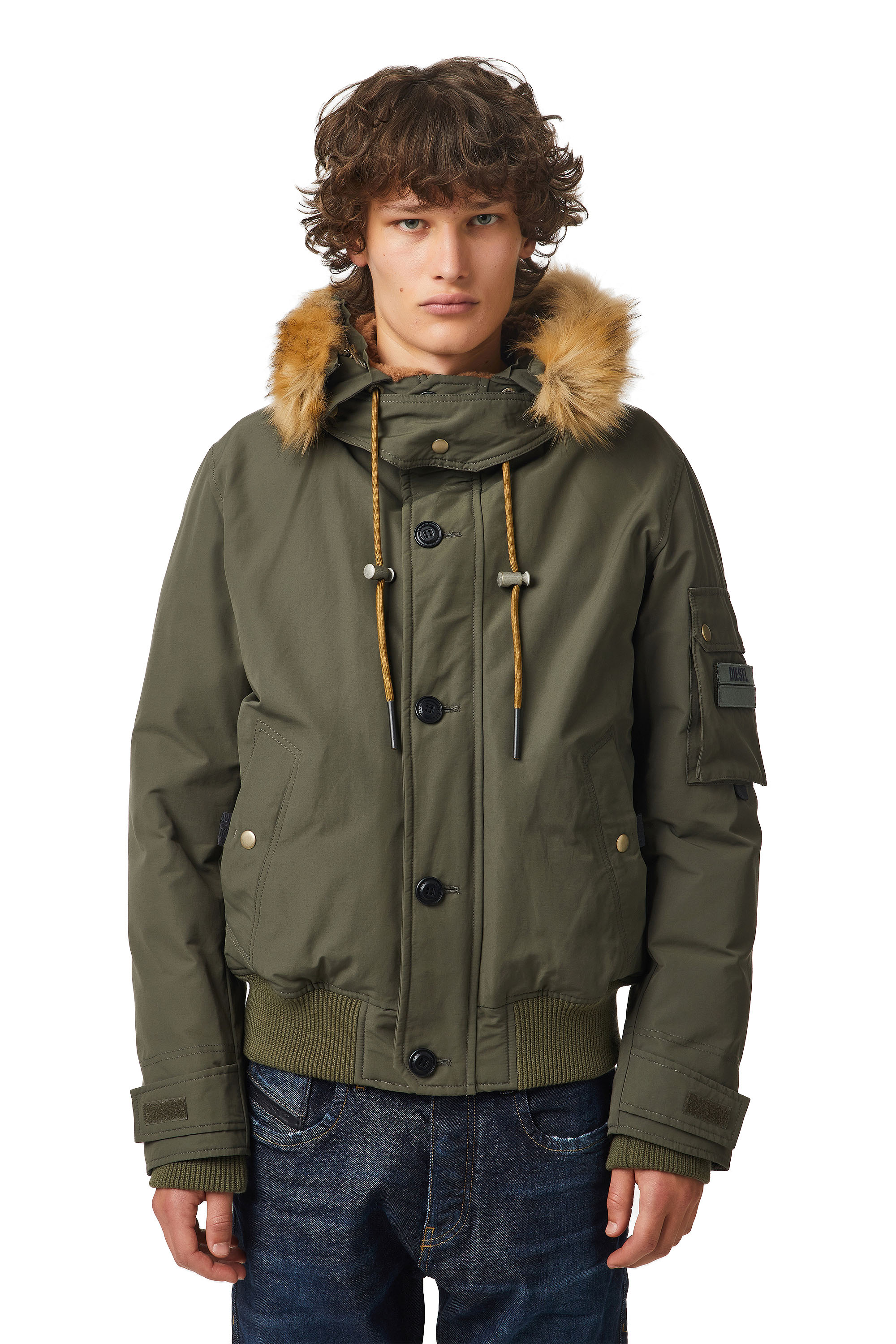 W-JAME-21, Military Green - Winter Jackets