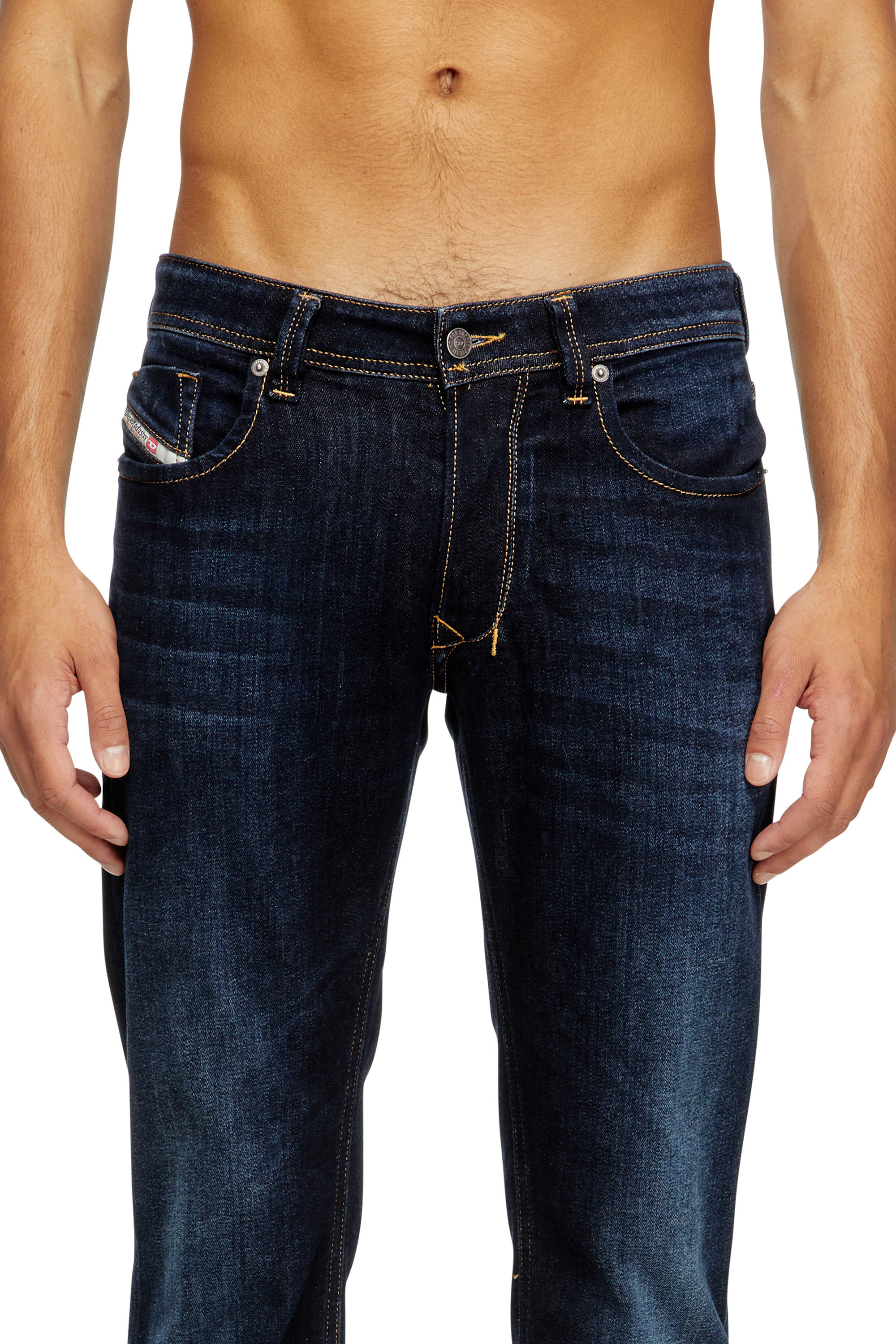 Diesel - Man's Regular Jeans 1985 Larkee 009ZS, Dark Blue - 5