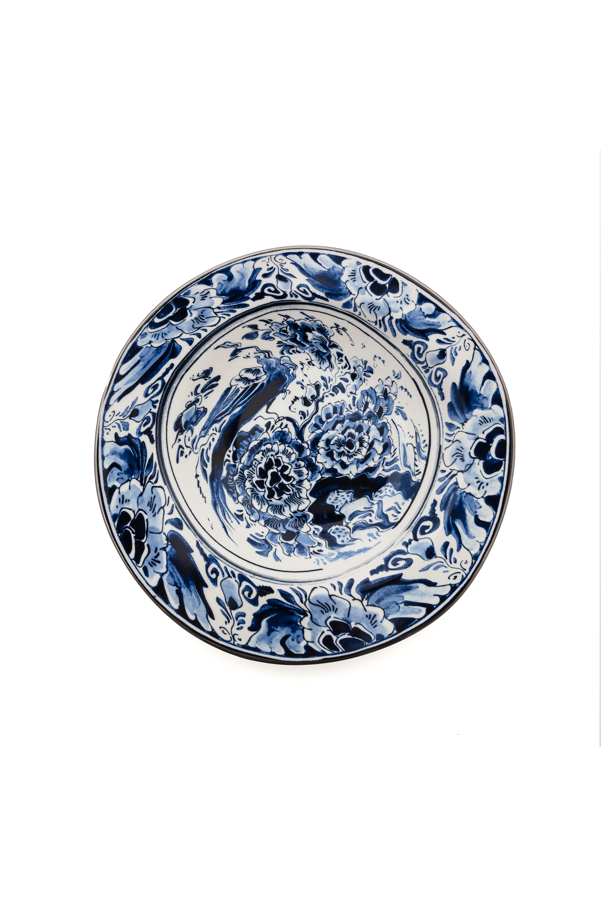 11222 SOUP PLATE IN PORCELAIN "CLASSIC O