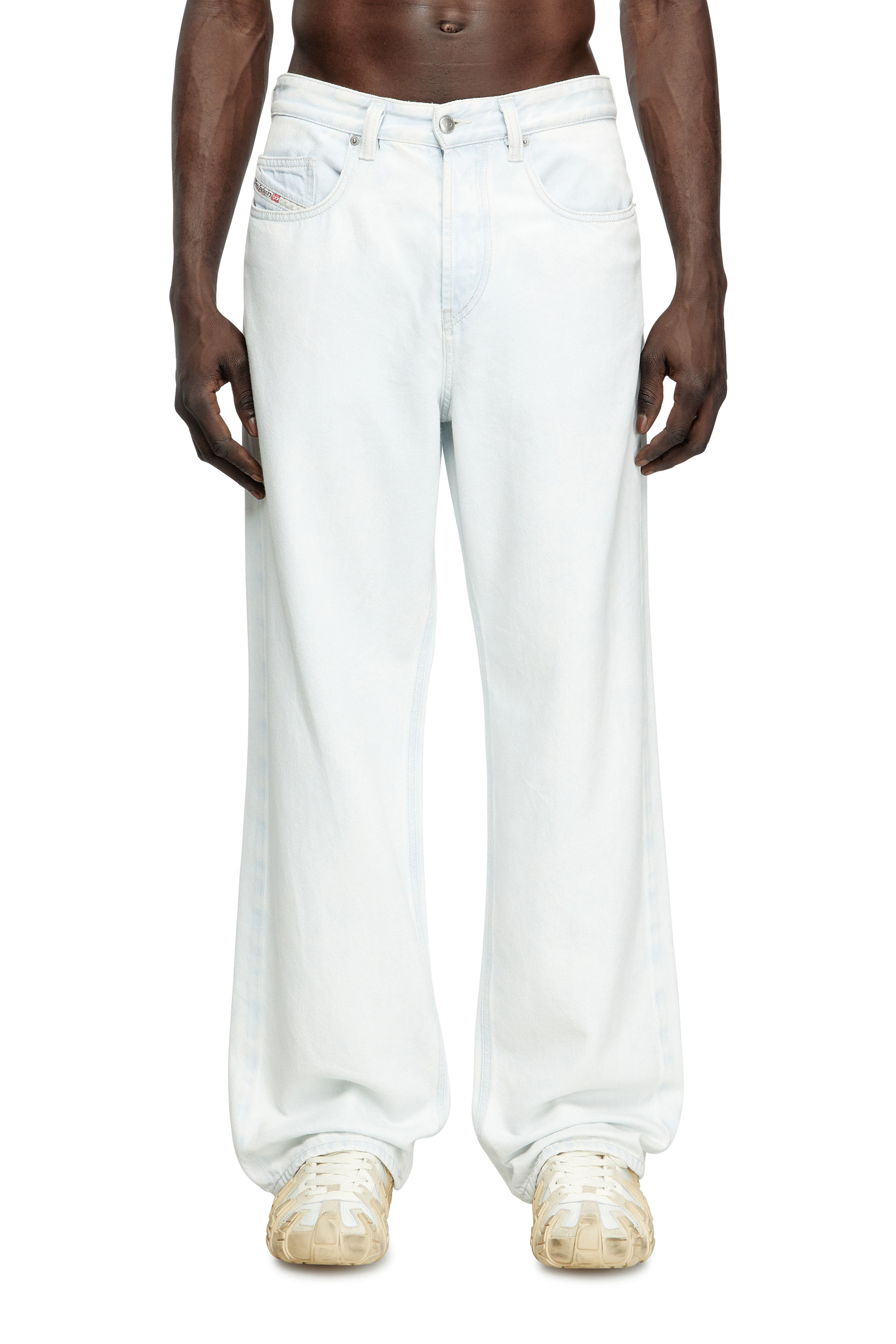 Diesel - Man's Relaxed Jeans 2001 D-Macro 09M08, Light Blue - 2