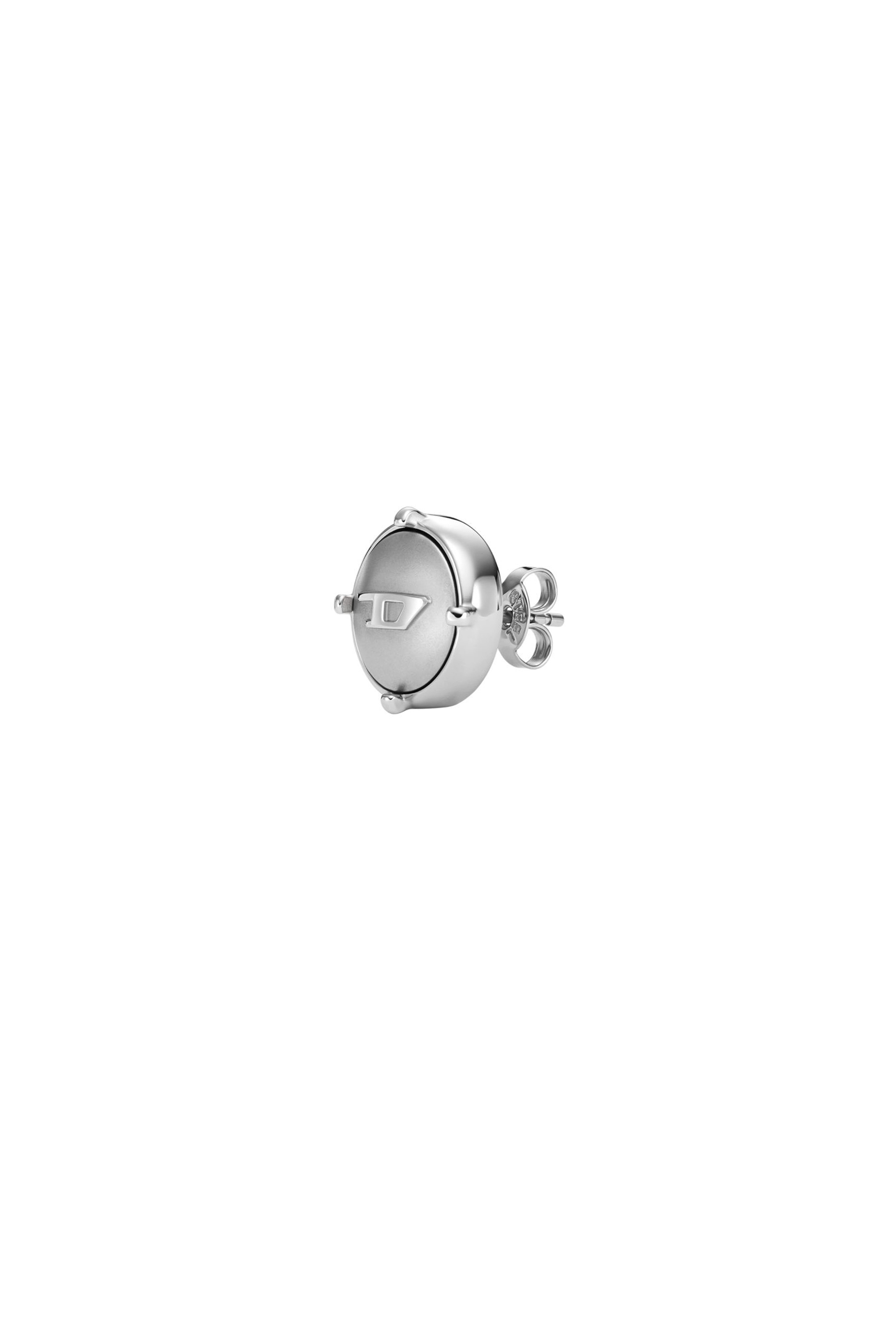 Diesel - DX1495, Man Stainless steel stud earring in Silver - Image 1