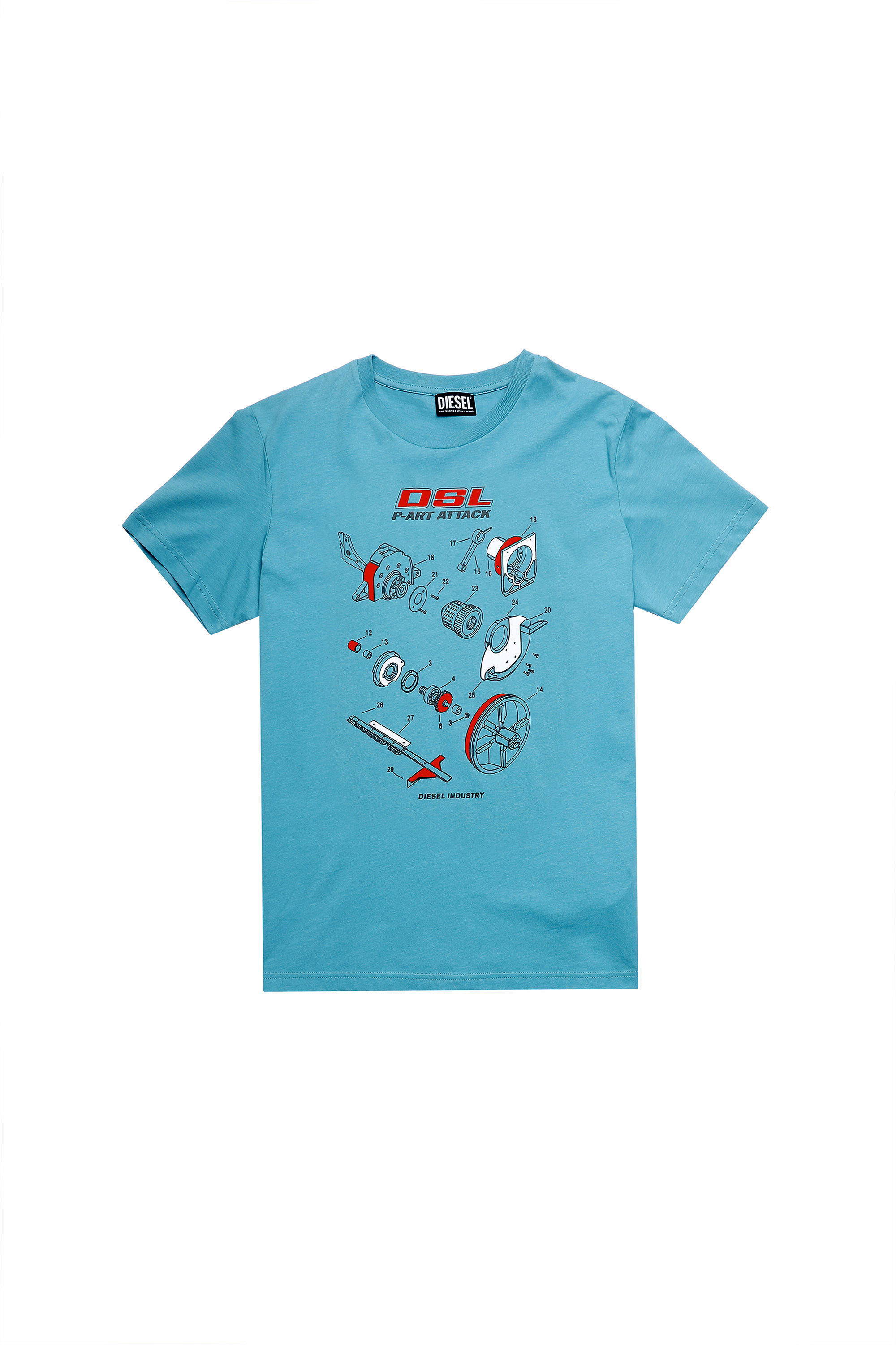 T-JUST-B53, Blue - T-Shirts