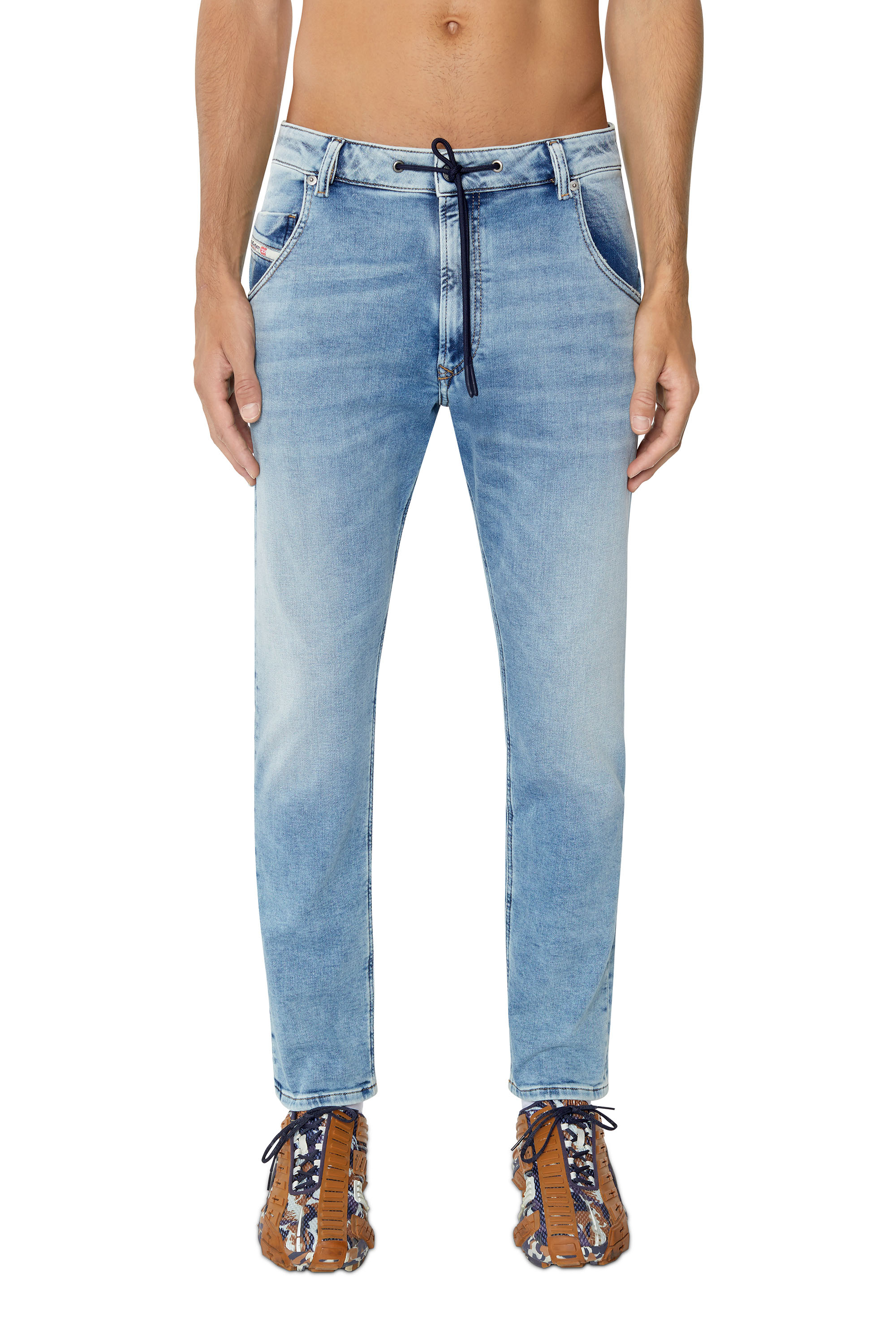 Diesel - Krooley JoggJeans® 068BB Tapered, Light Blue - Image 1