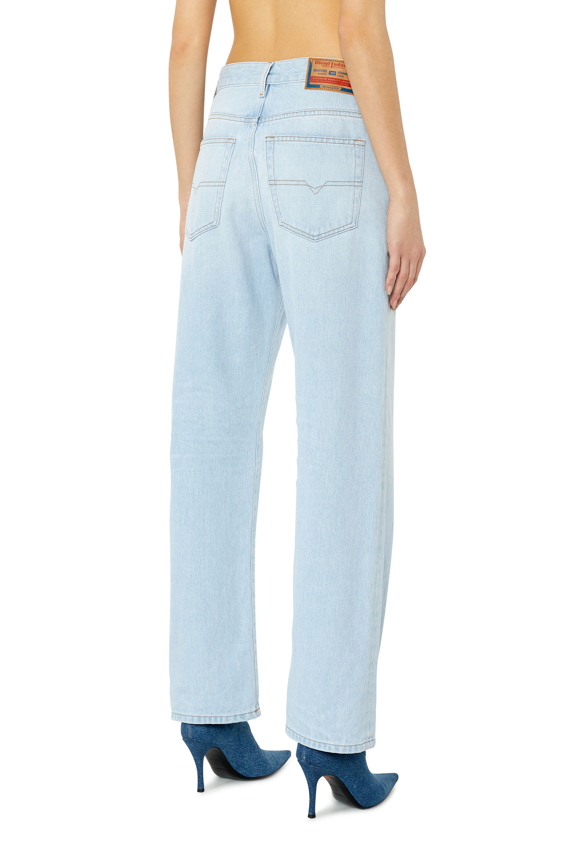 Diesel - 1999 D-Reggy 007L4 Straight Jeans, Light Blue - Image 2