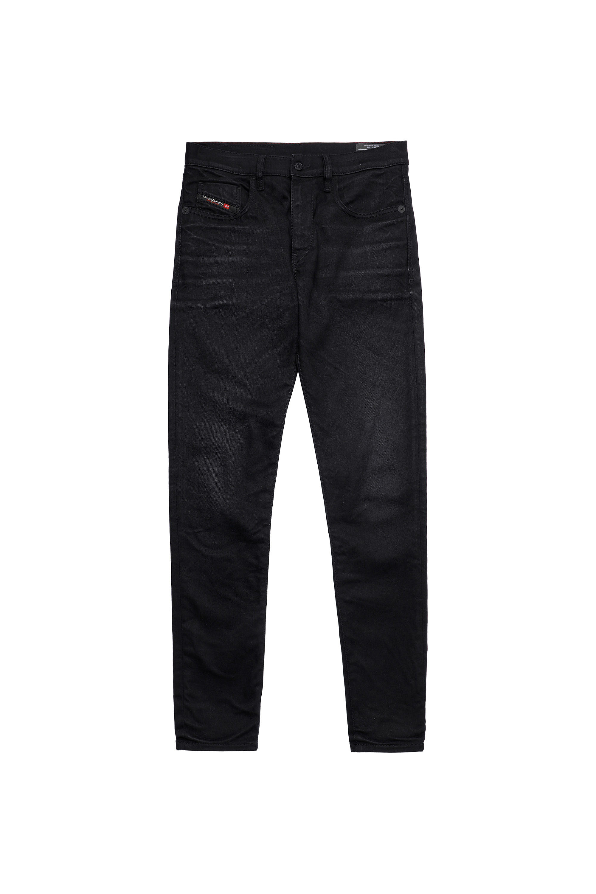 Diesel - 2019 D-STRUKT 09A15 Slim Jeans, Black/Dark grey - Image 6