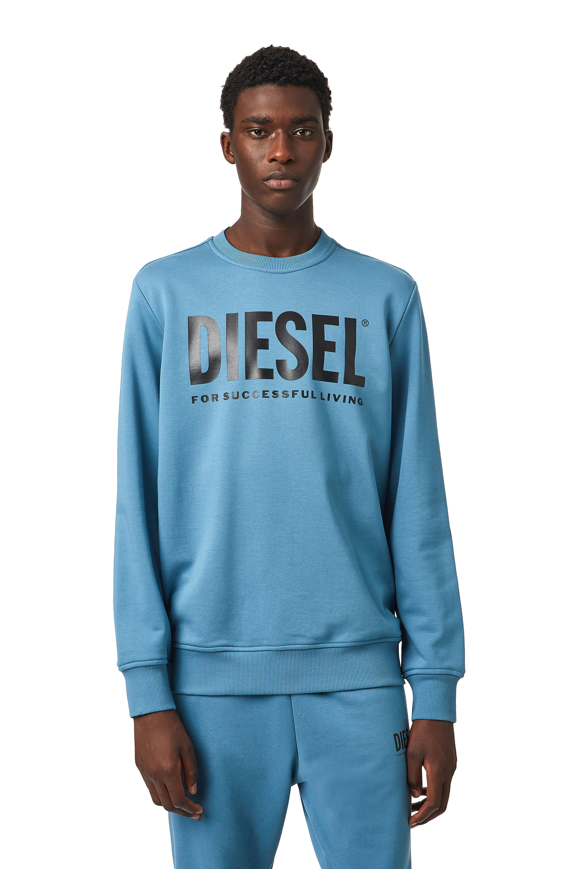 S-GIRK-ECOLOGO, Light Blue - Sweaters