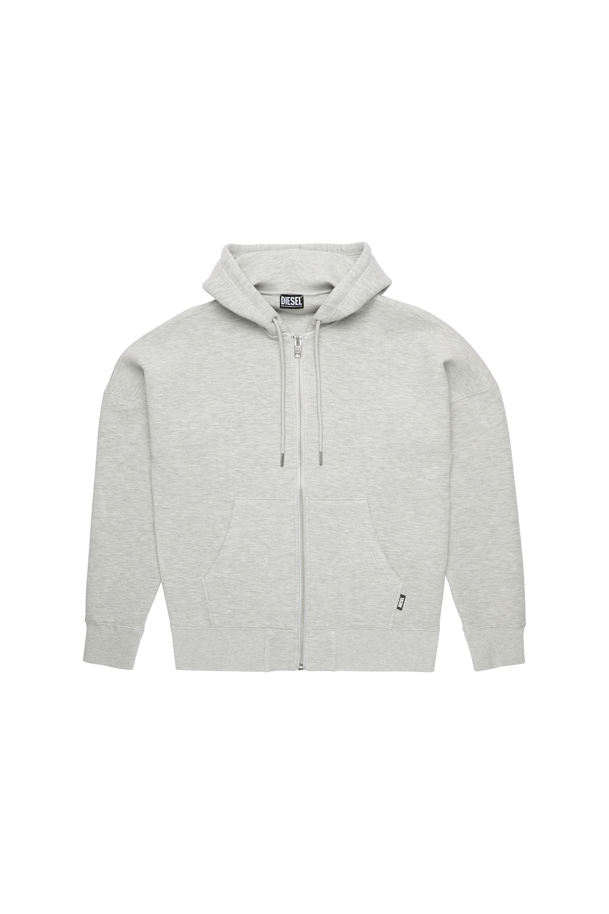 S-KRIB-HOOD-ZIP, Grey - Sweaters