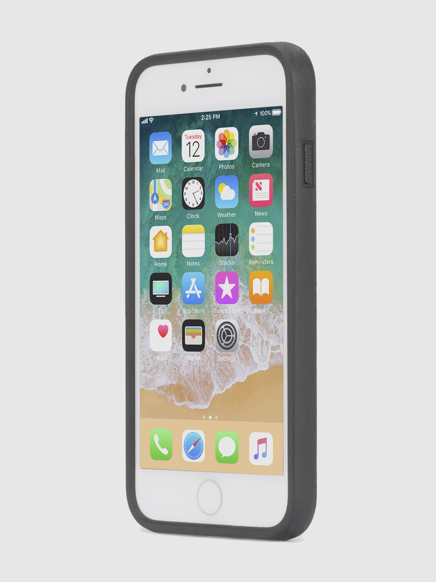 ZIP BLACK LEATHER IPHONE 8 PLUS/7 PLUS/6s PLUS/6 PLUS CASE, 